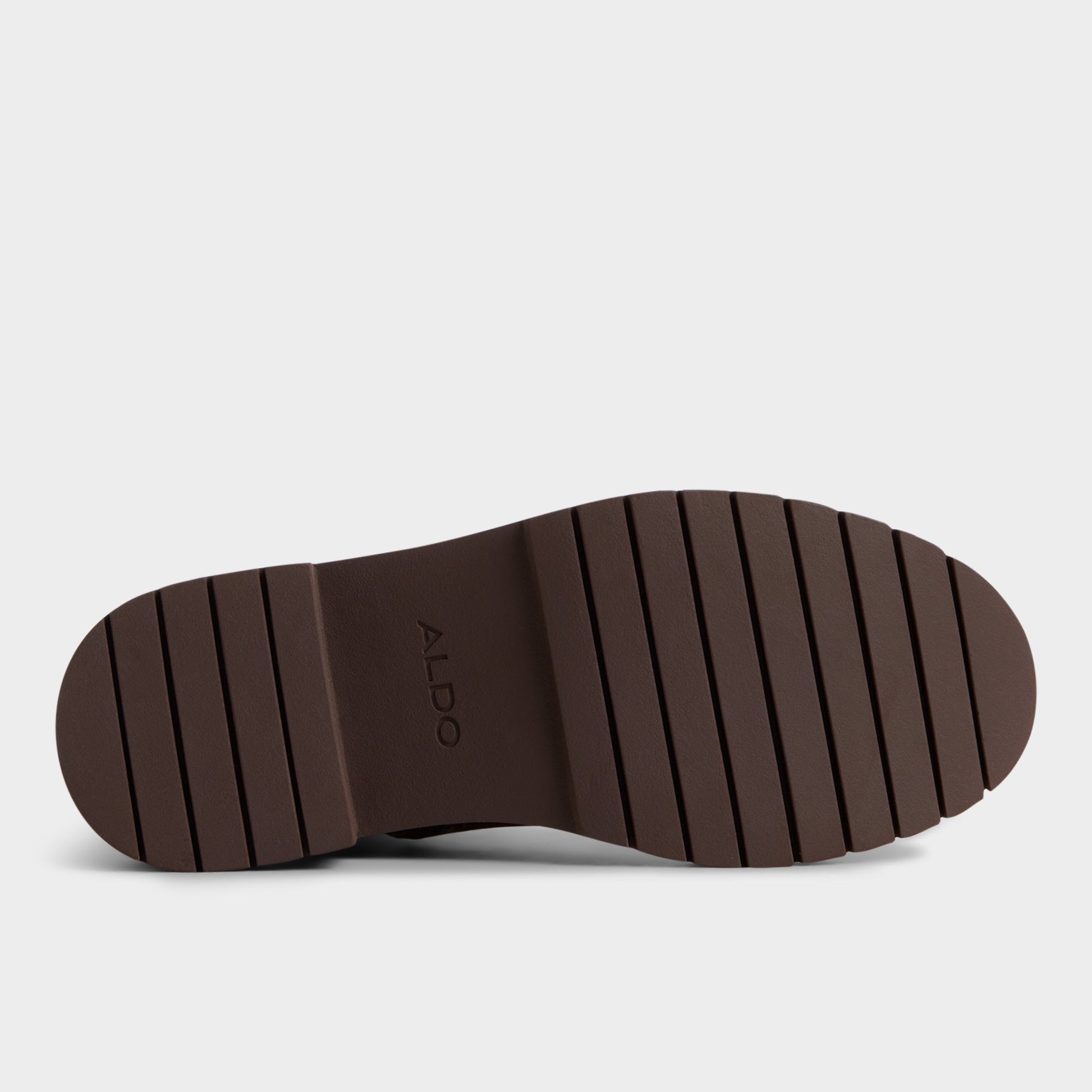 View of Cognac Goer Combat ankle boot's sole