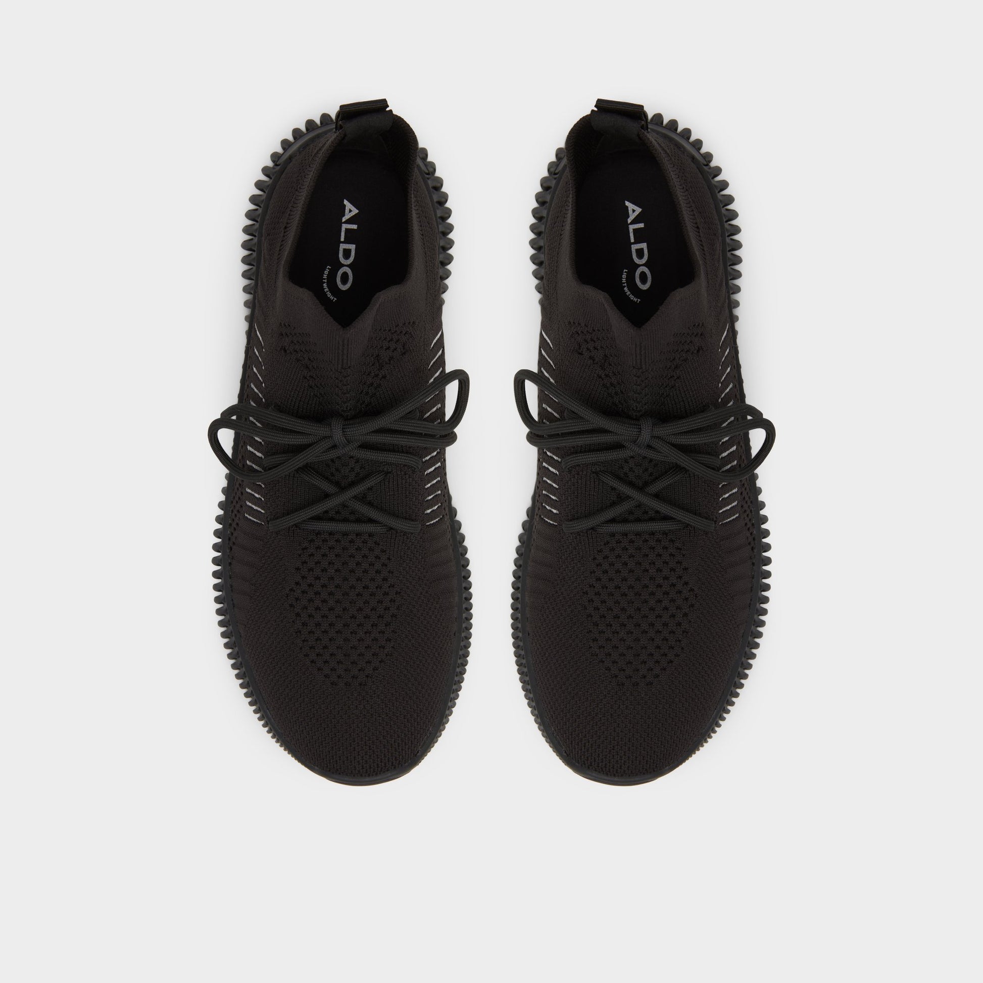 Top-down view of the Black Gilgai Jogger sneaker