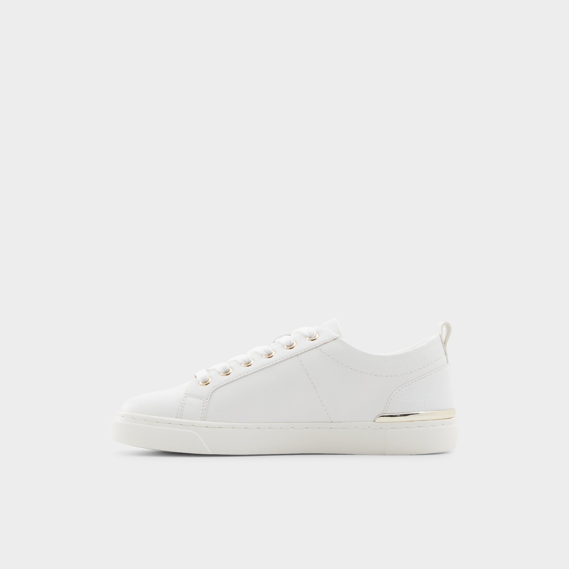 Vue latérale de Blanc Dilathielle Sneaker bas