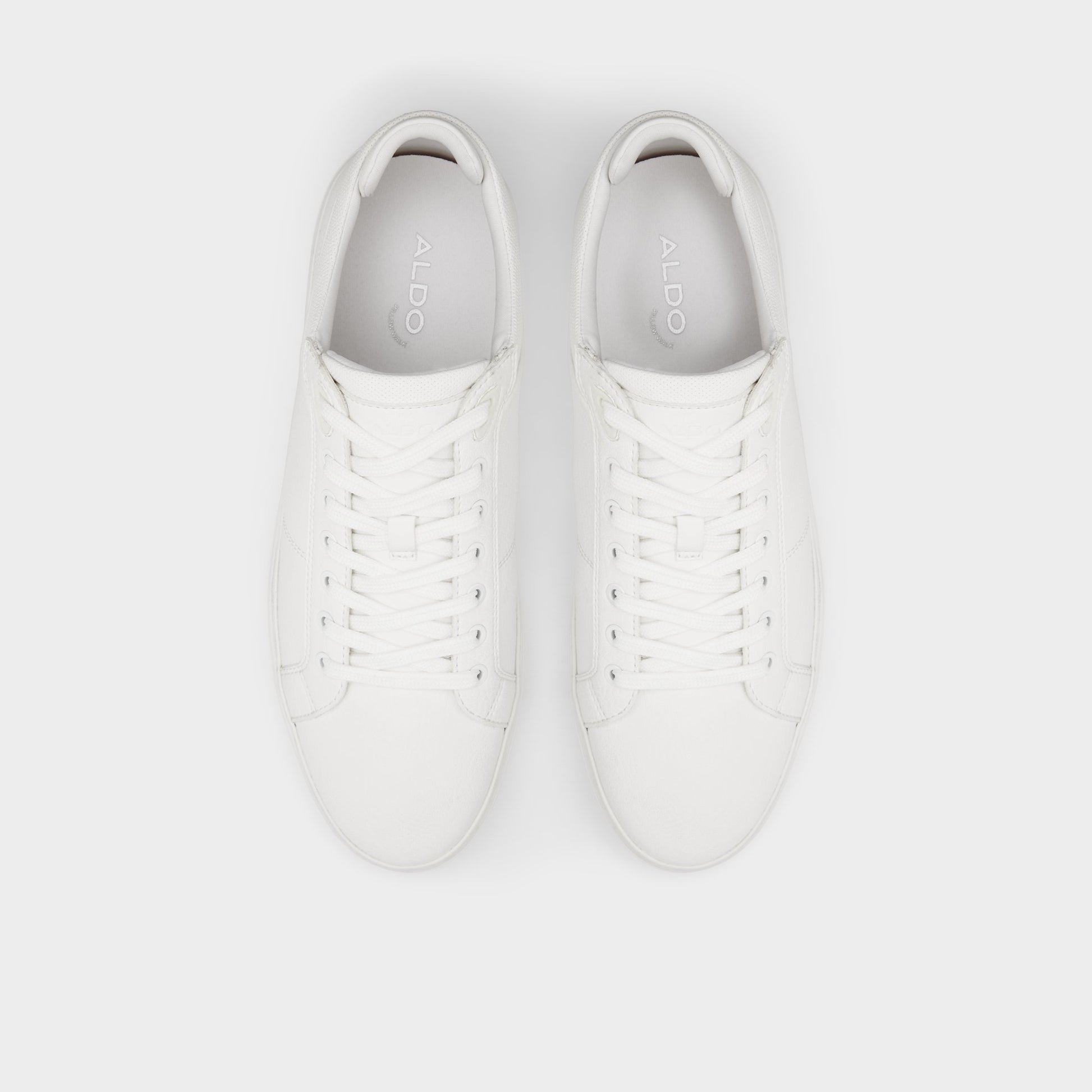 Top-down view of the Other white Finespec Low top sneaker