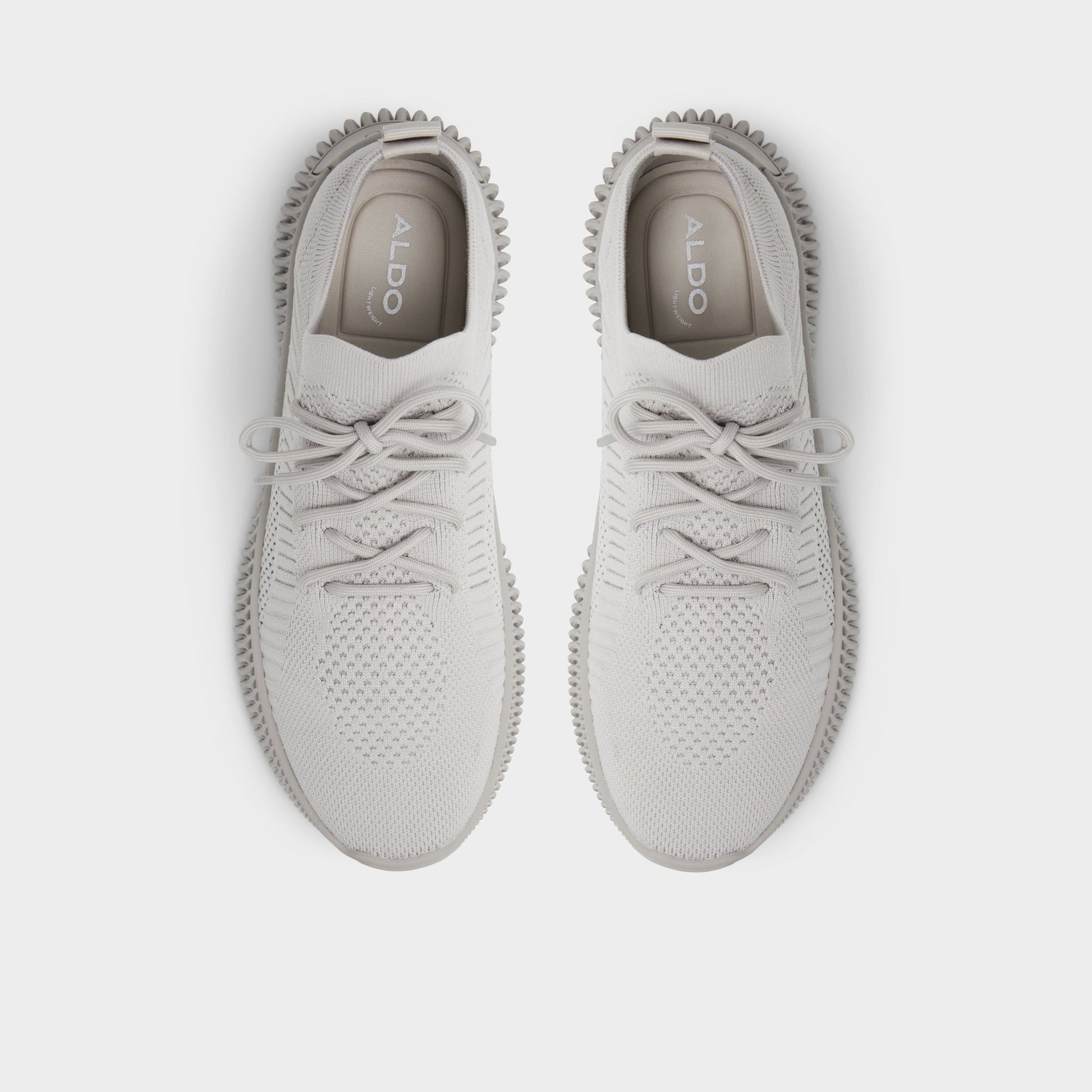 Top-down view of the Light Grey Gilgai Jogger sneaker