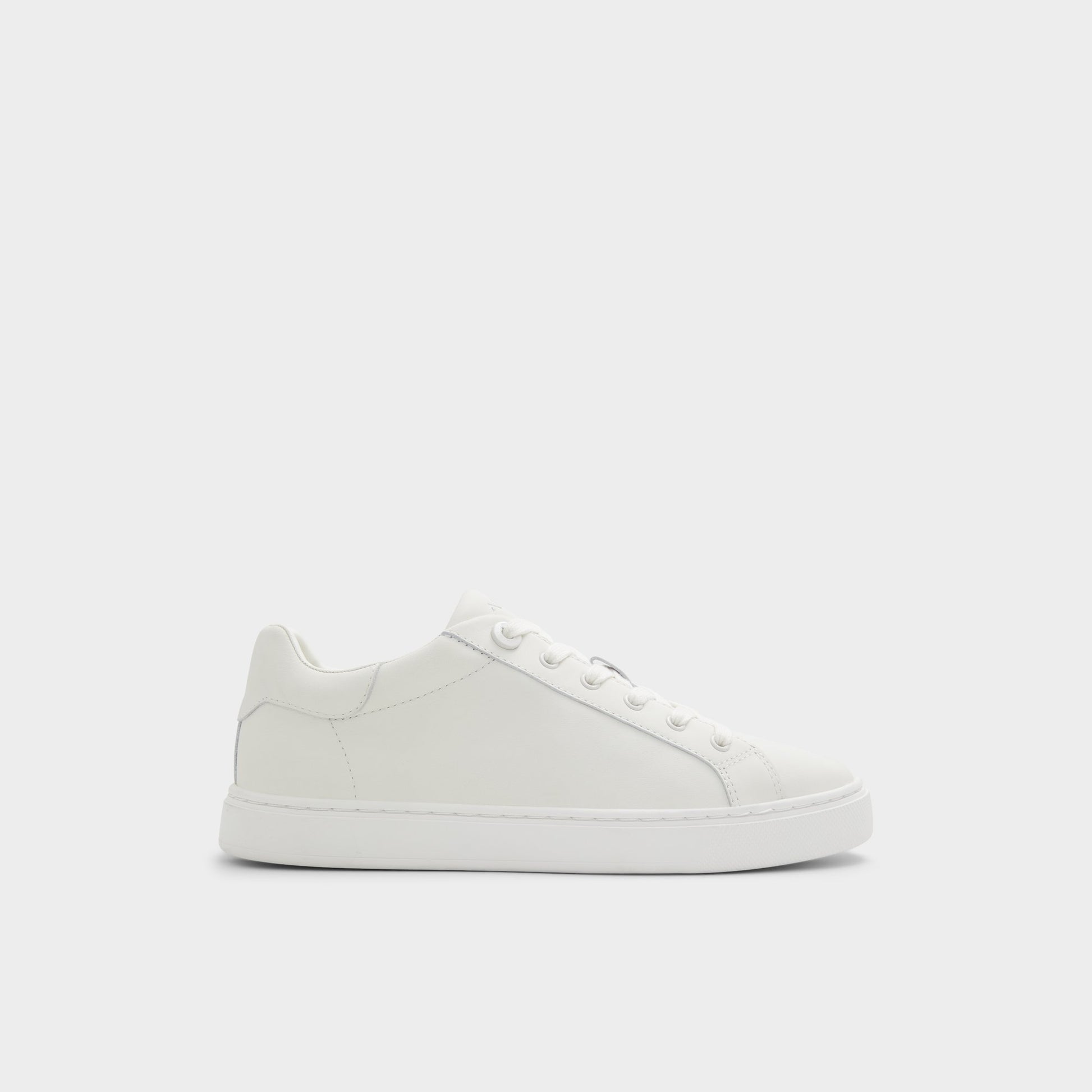 Main View of White Woolly Low top sneaker for Womens