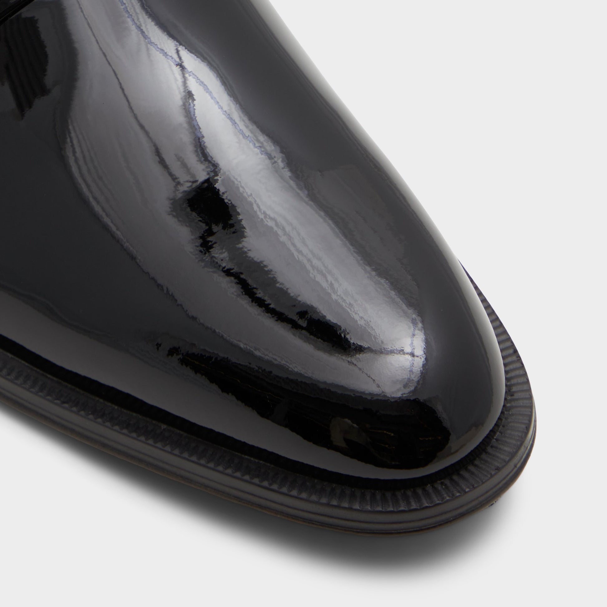 Close-up of the Black Osgoode Loafer