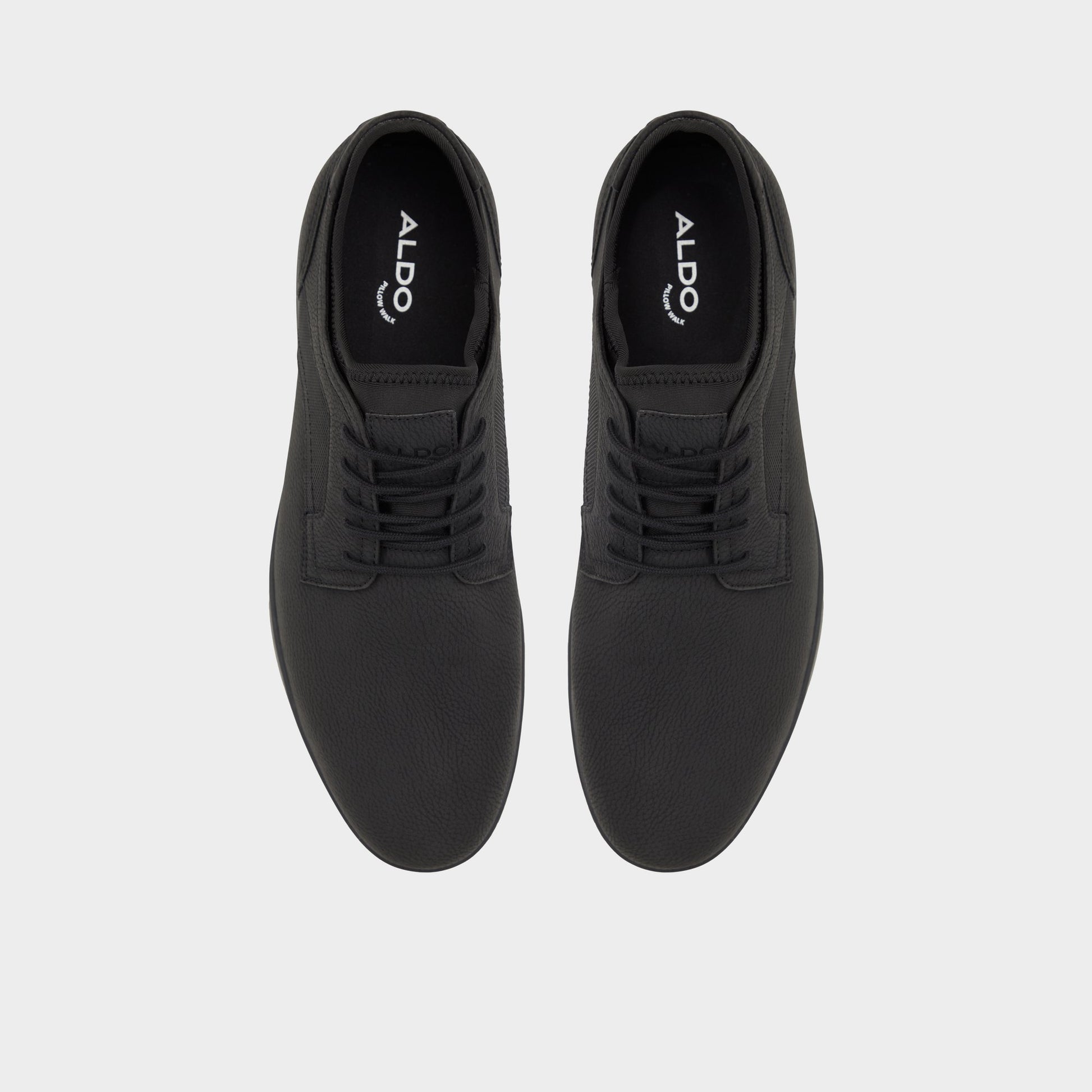 Vue de dessus de la Noir Drymos Chaussure Oxford