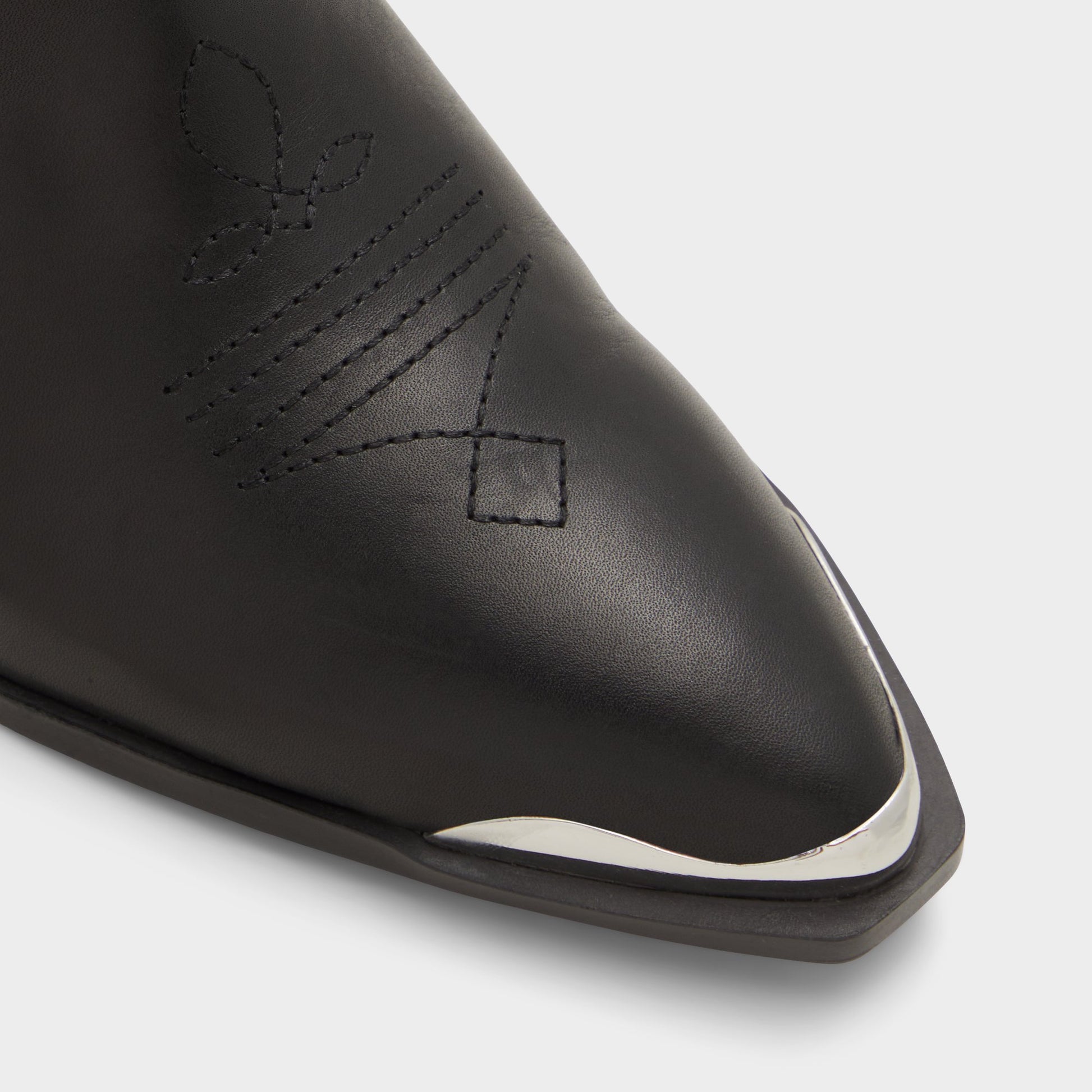 Close-up of the Black Valley Western boot