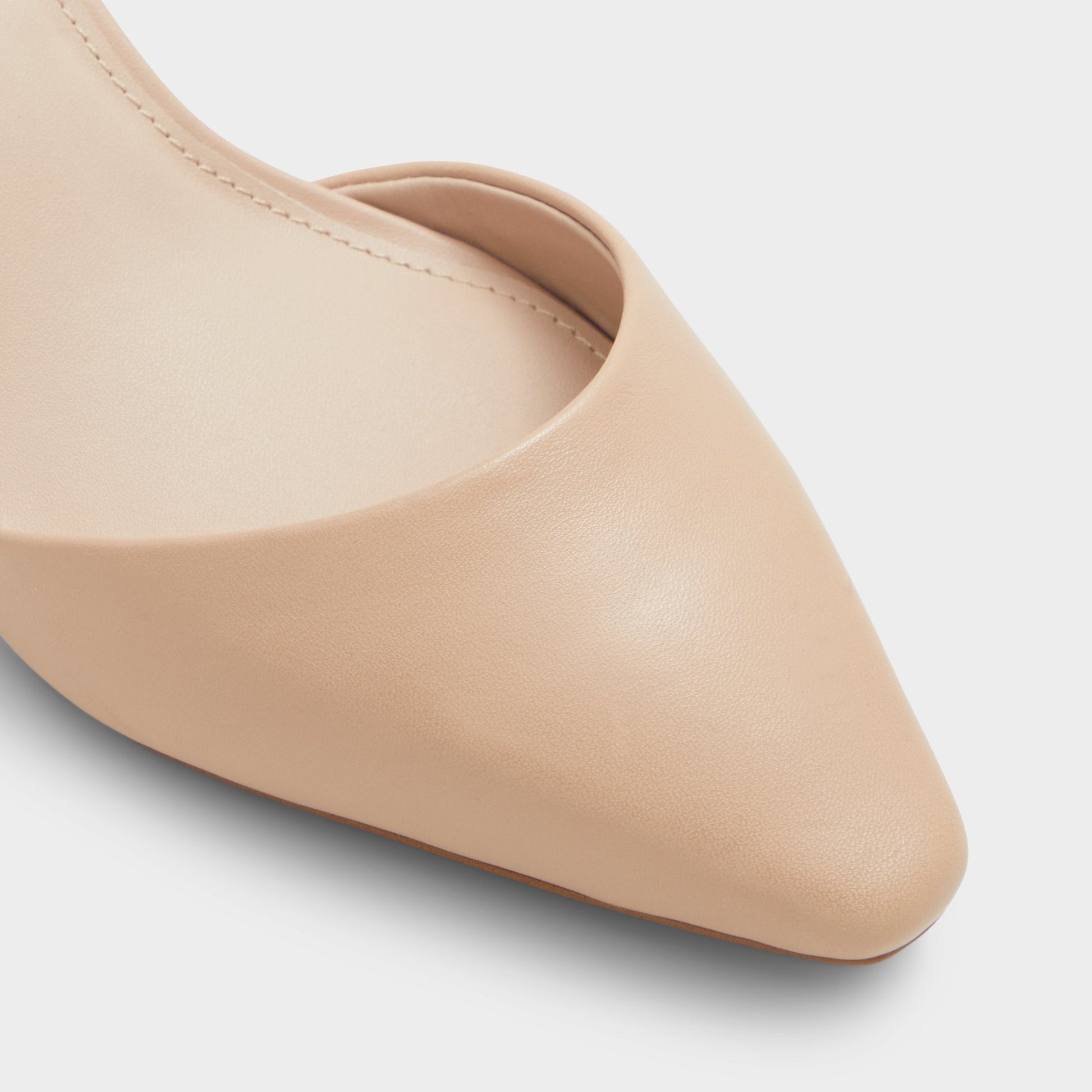 Close-up of the Bone Tinctum Strappy block heel