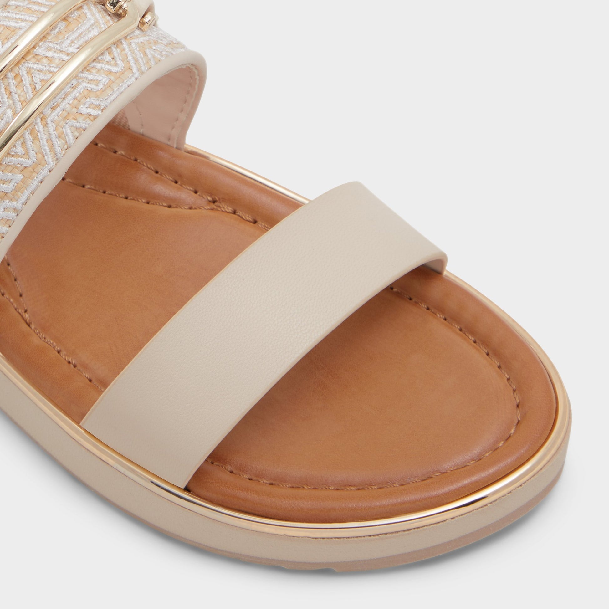 Close-up of the Other beige Lagoon Slide sandal