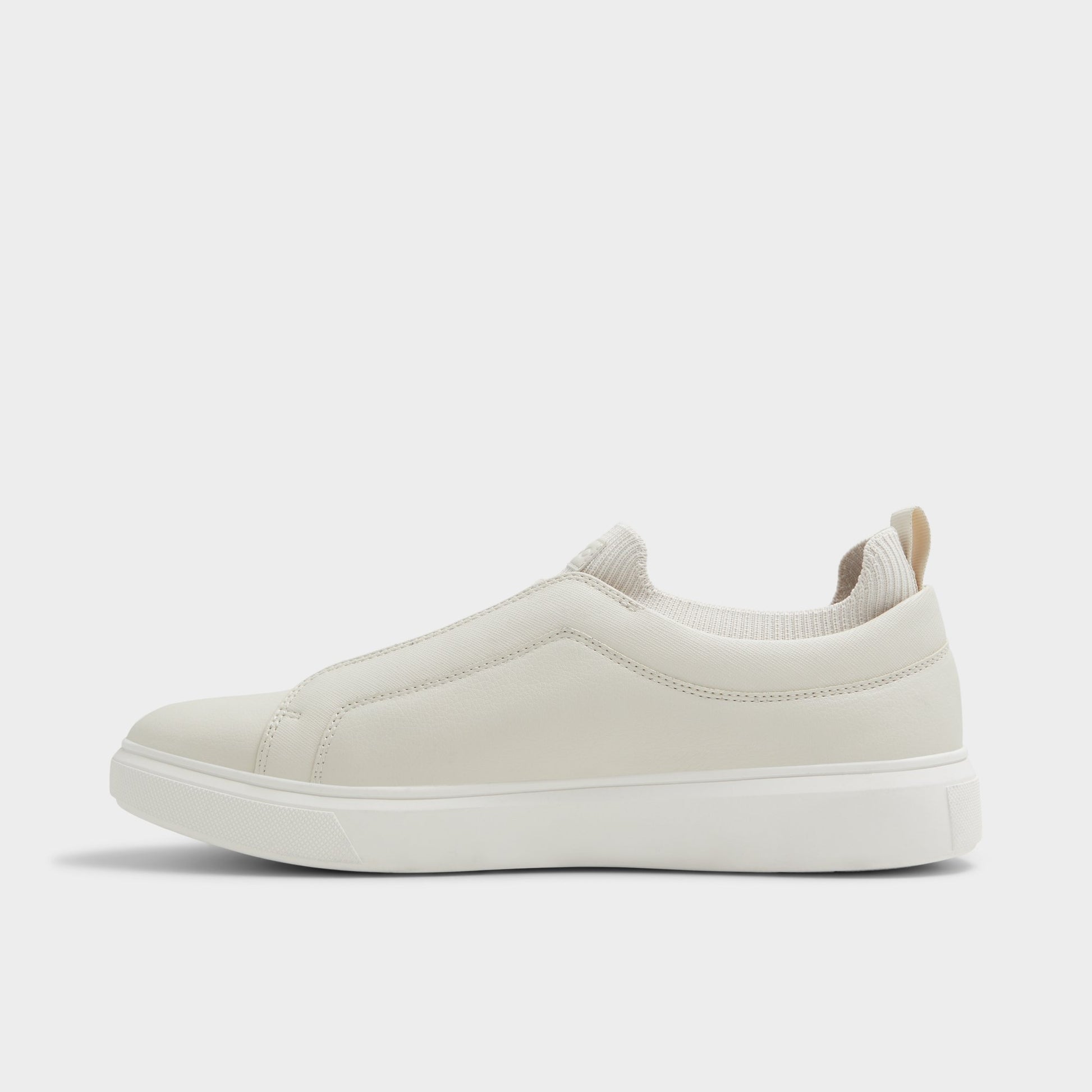 Side view of Open Grey Midtown Low top sneaker