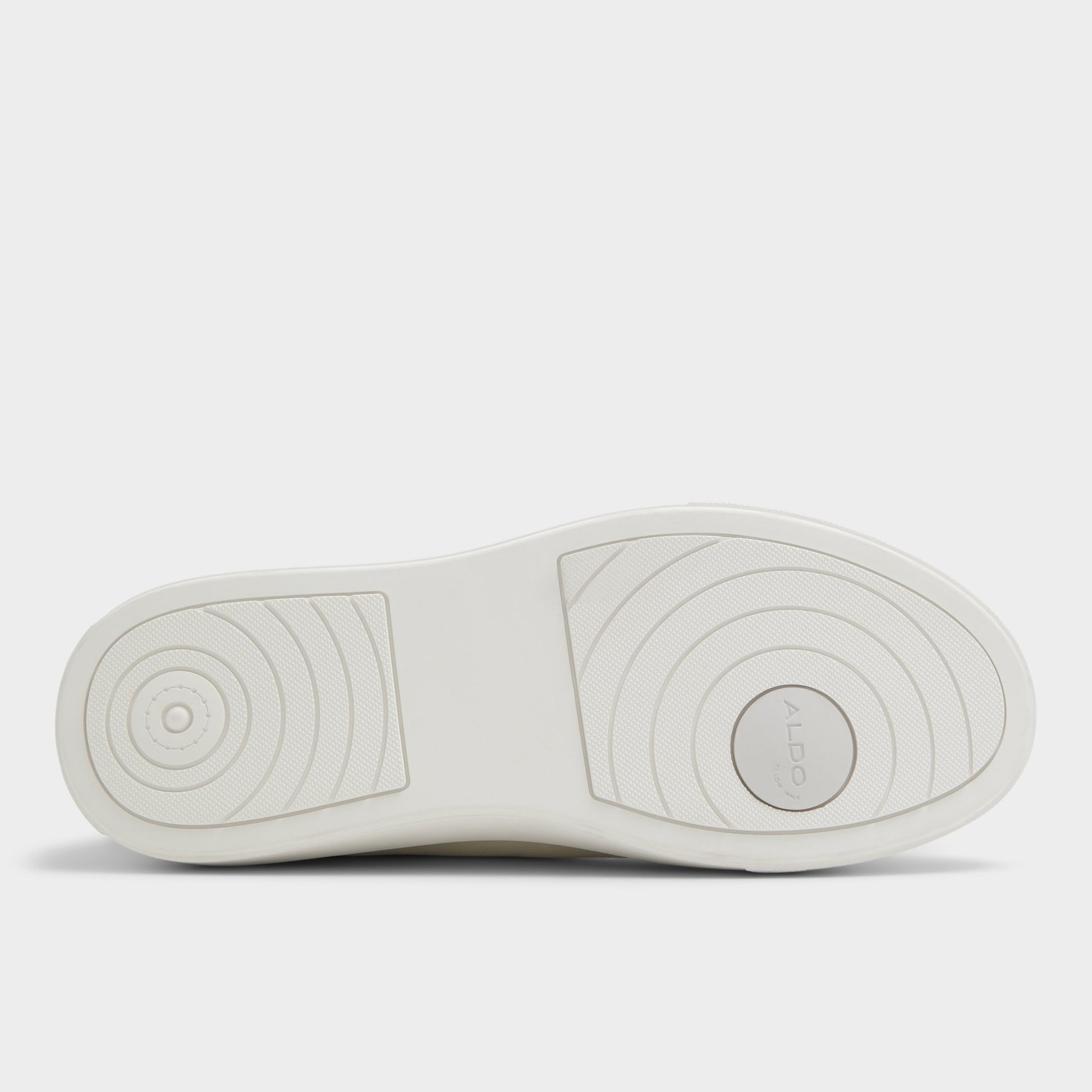 View of Open Grey Midtown Low top sneaker's sole