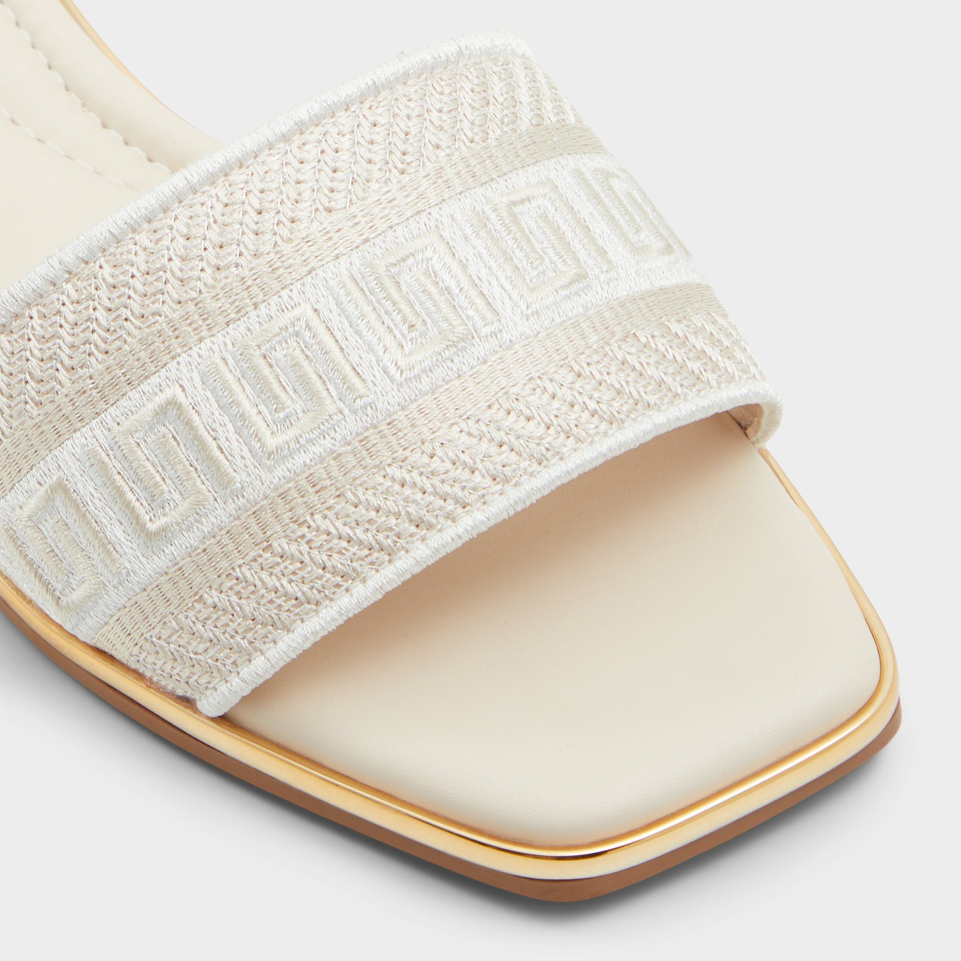 Close-up of the Other beige Oceania Slide sandal