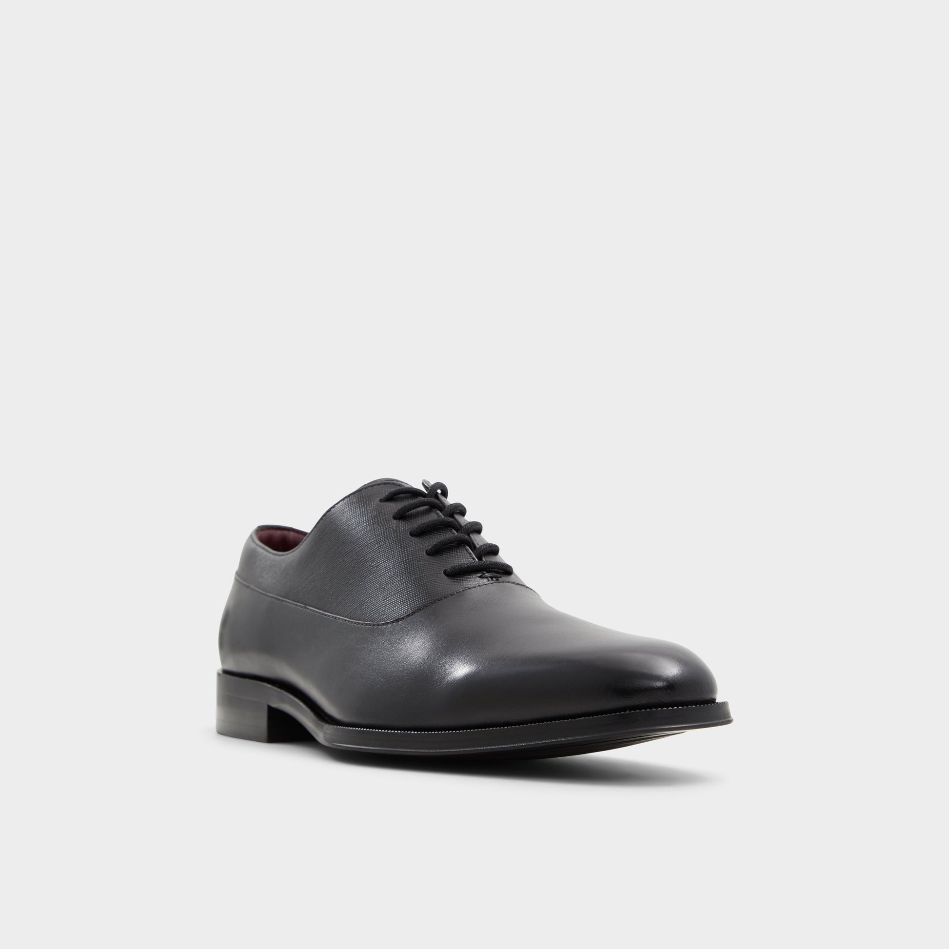 Three-quarter angle of Other Black Debonair Oxford shoe's front side