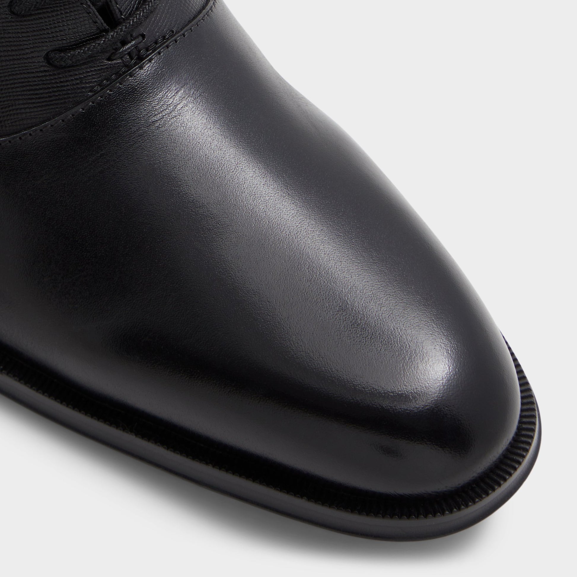 Close-up of the Other Black Debonair Oxford shoe