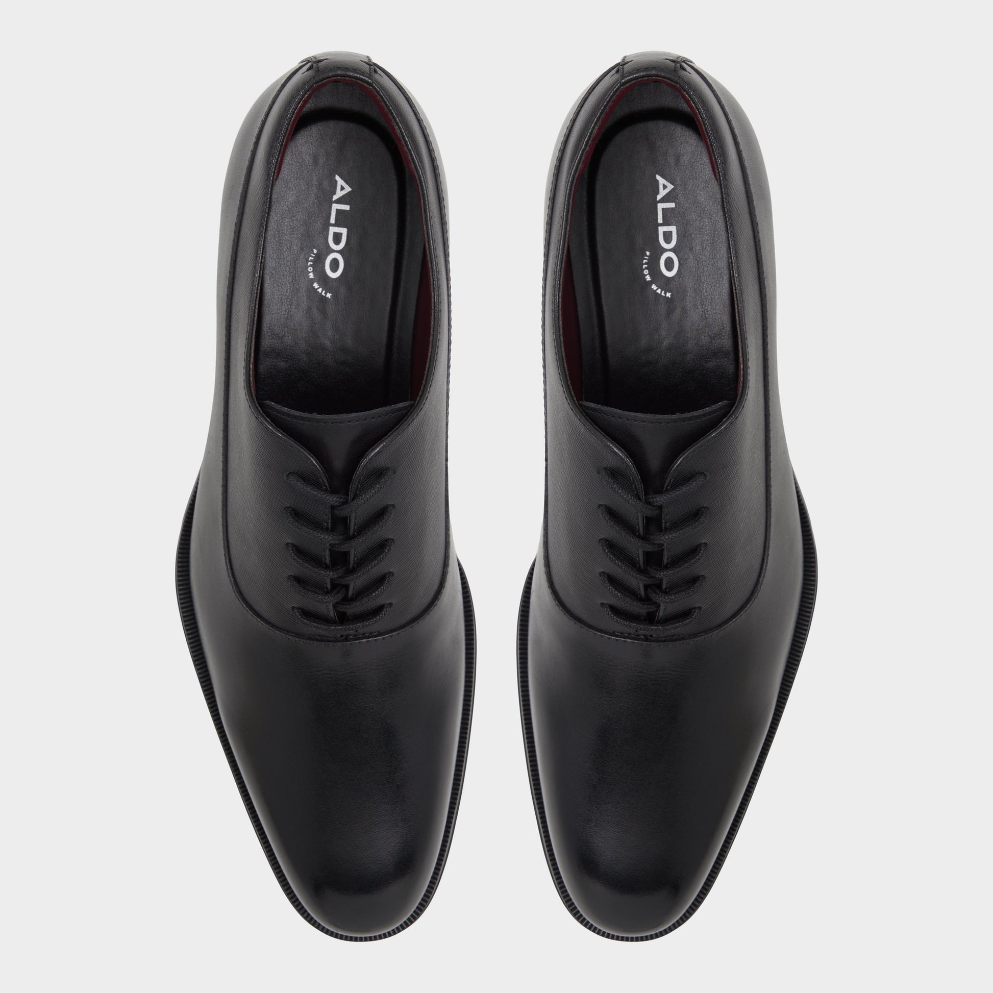 Top-down view of the Other Black Debonair Oxford shoe
