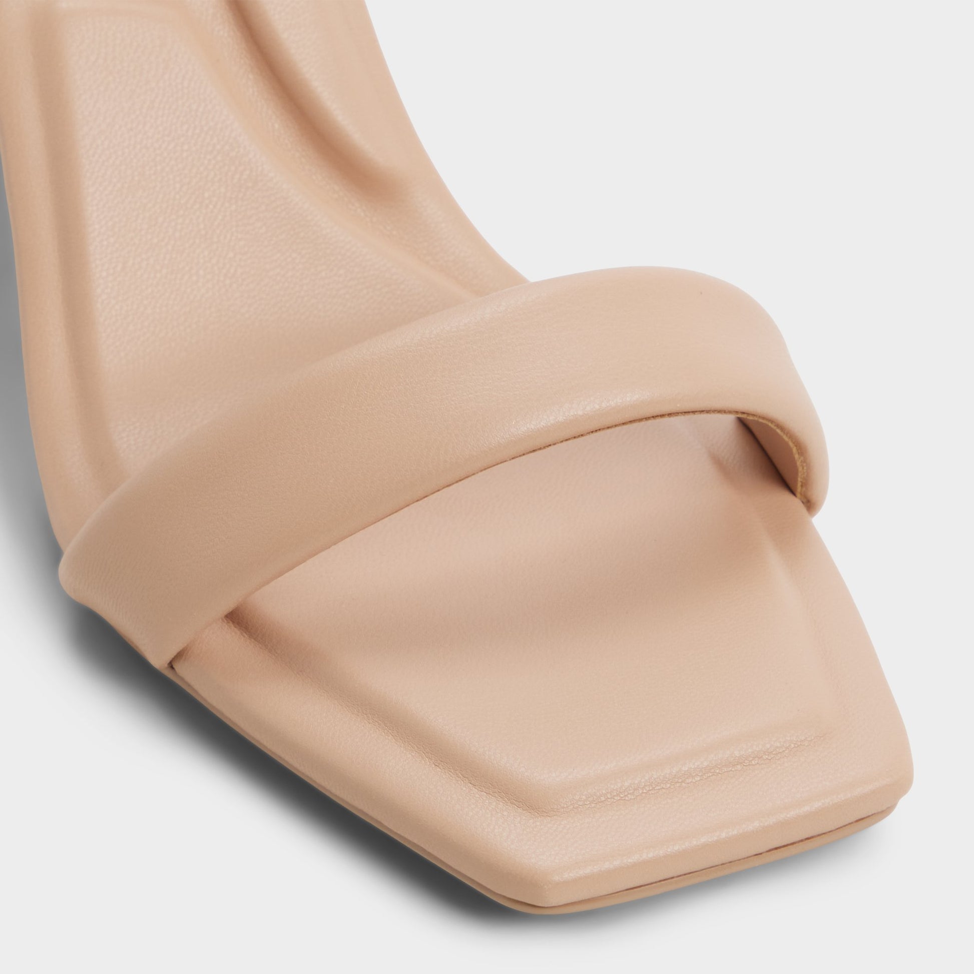 Close-up of the Bone Aurorai Strappy heeled sandal