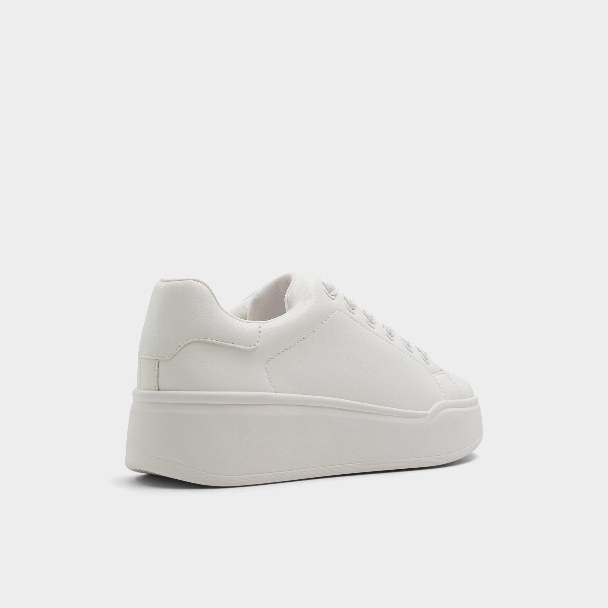 Three-quarter angle of White Combo Halerenna Low top sneaker's back side