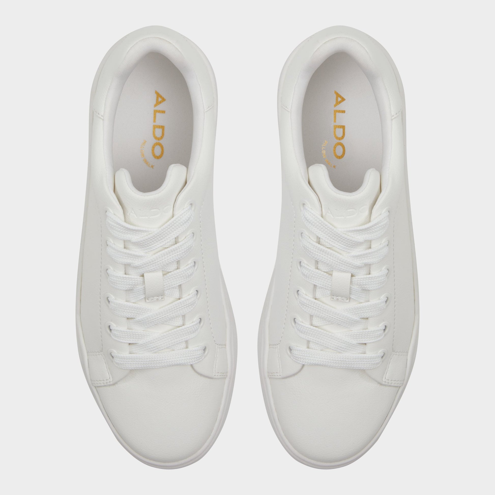 Top-down view of the White Combo Halerenna Low top sneaker