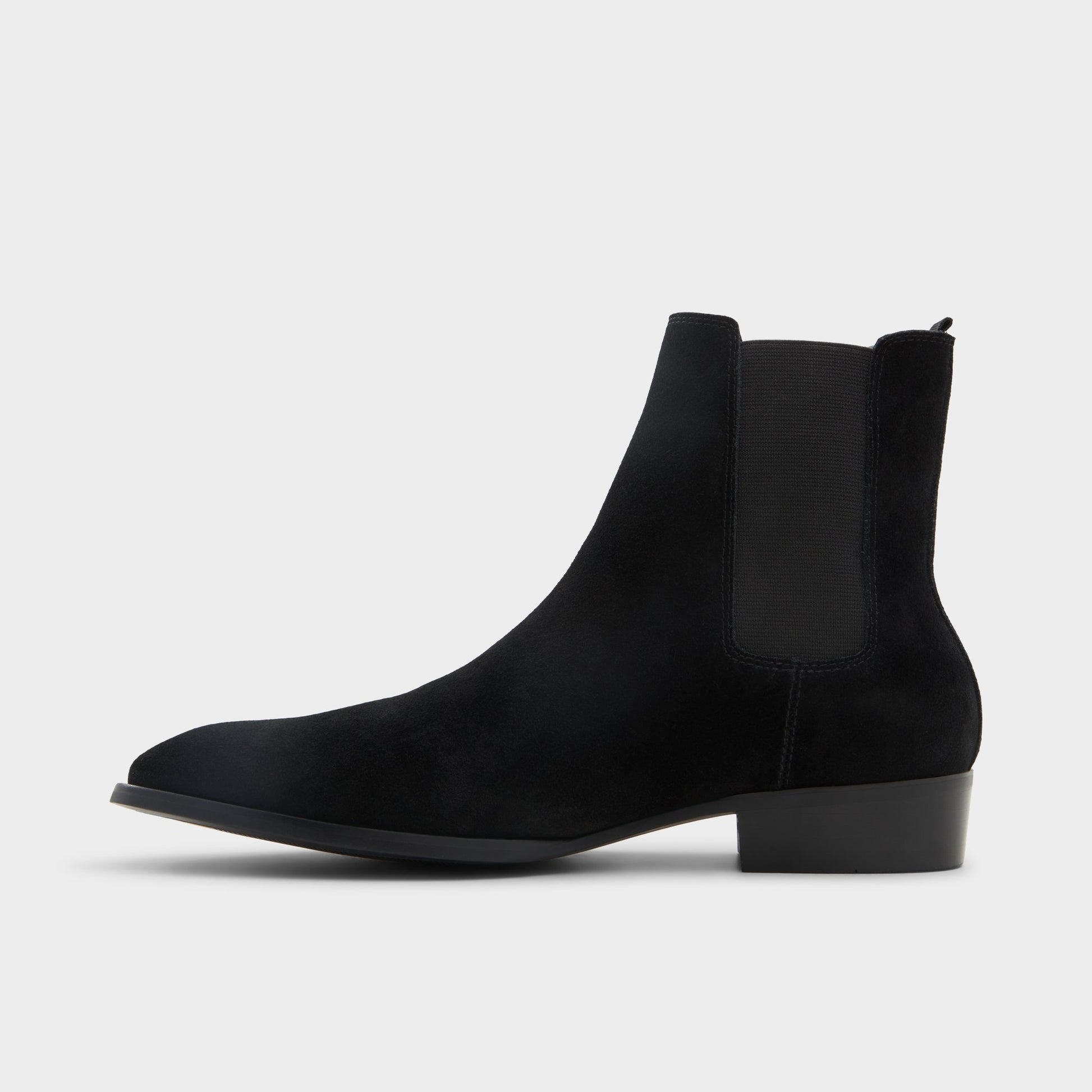 Side view of Other black Bert Chelsea boot