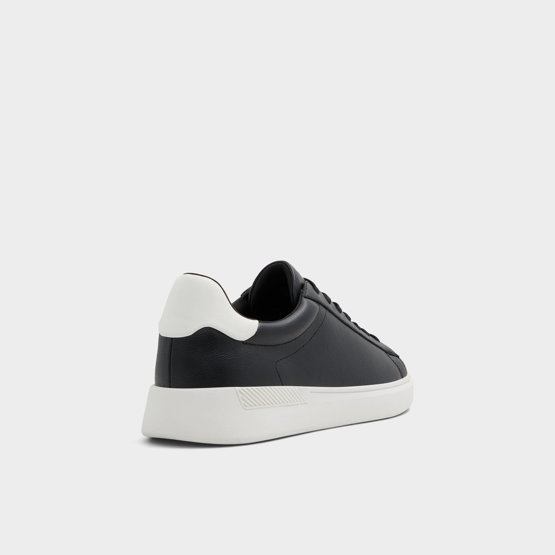 Three-quarter angle of Black Coolspec Low top sneaker's back side