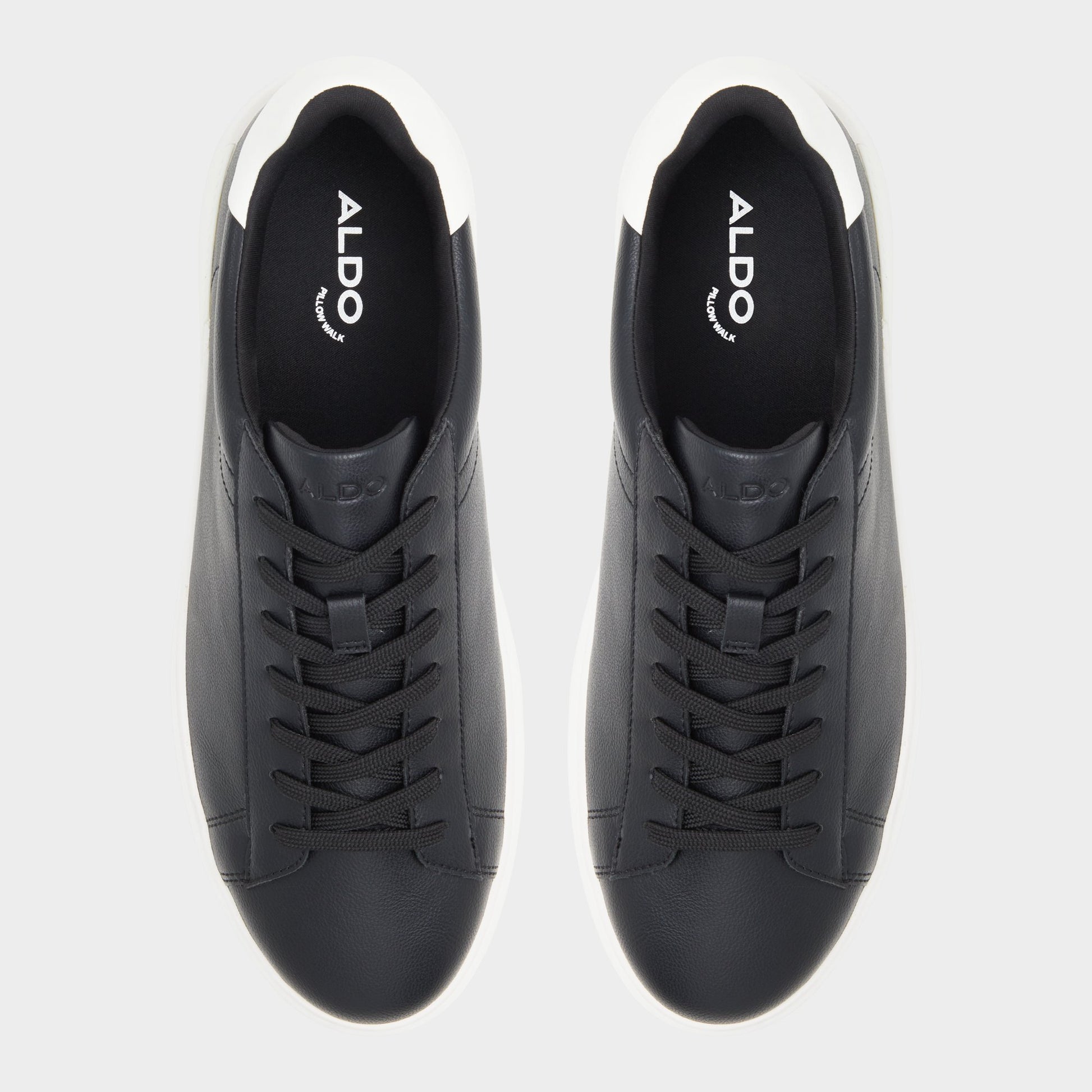 Top-down view of the Black Coolspec Low top sneaker