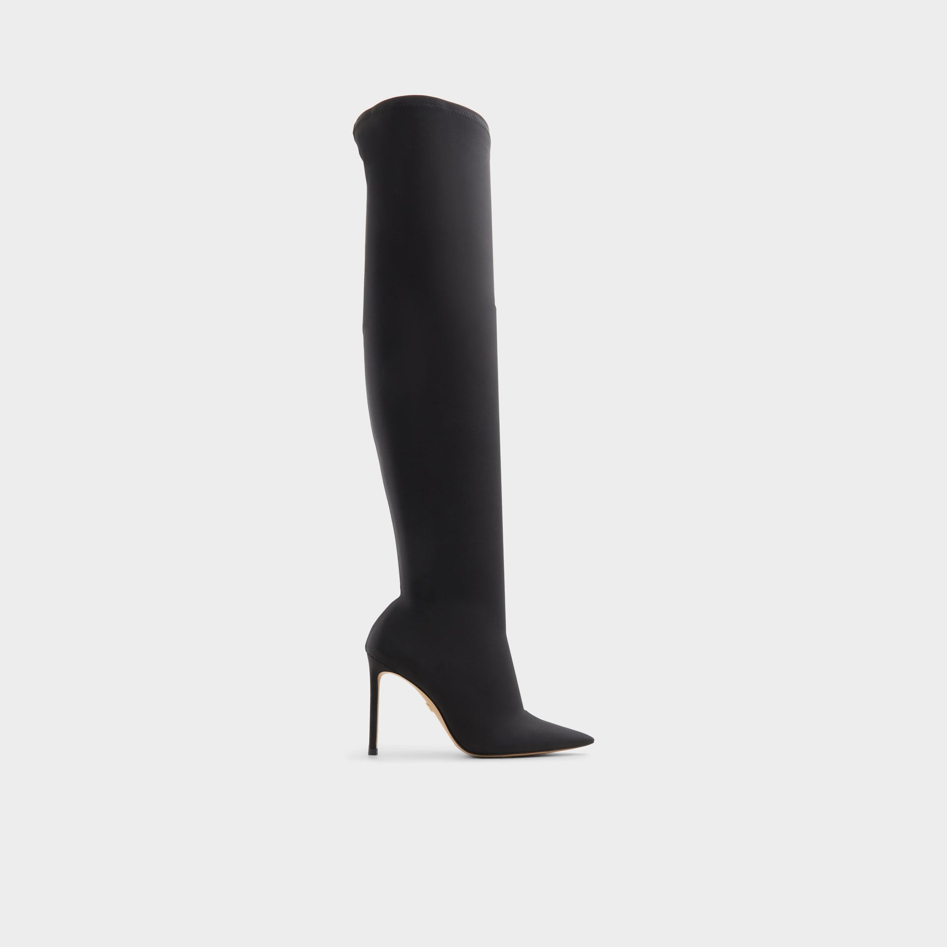 Main View of Black Venetia Over-the-knee boot for Womens
