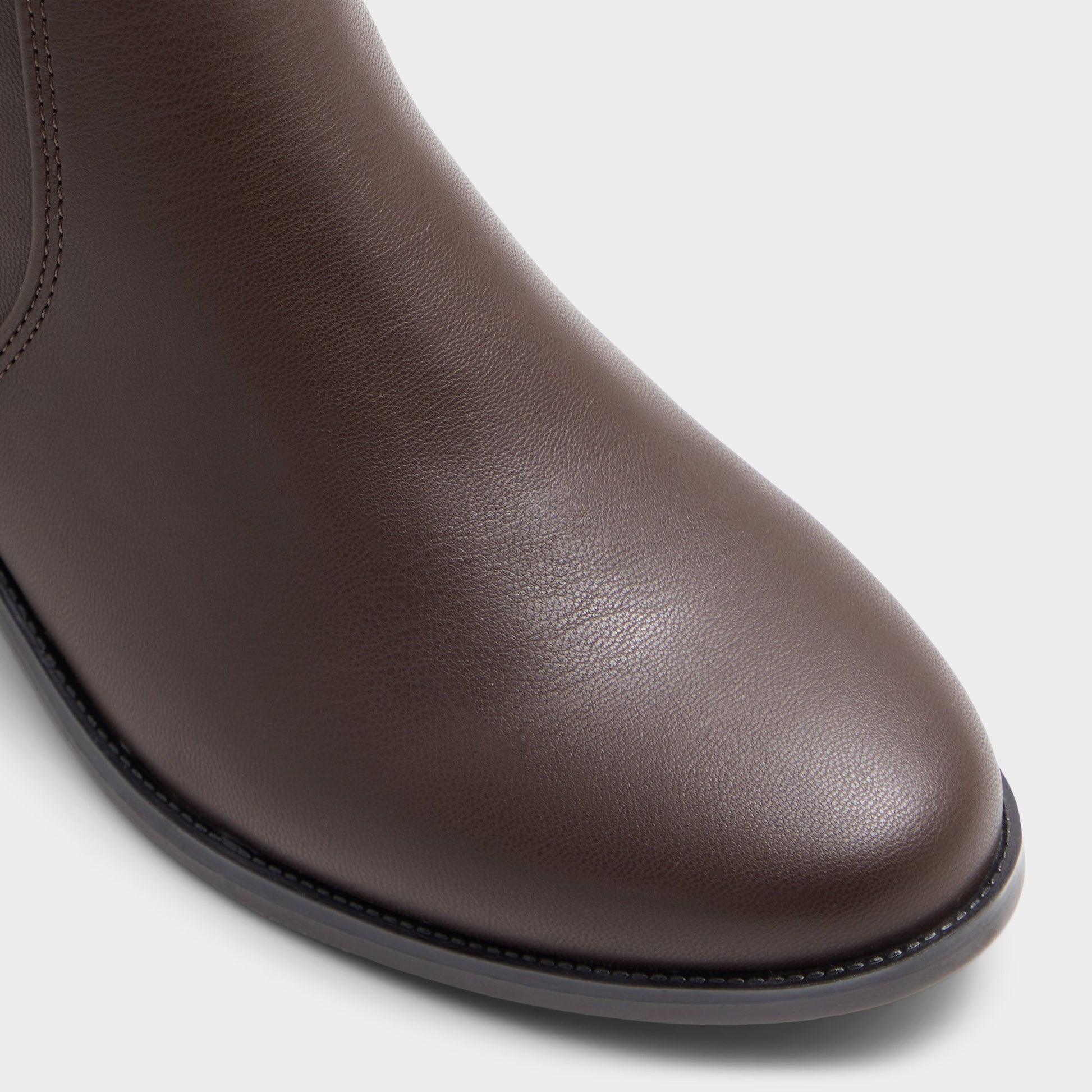 Close-up of the Dark Brown Tanerdee Knee-high boot
