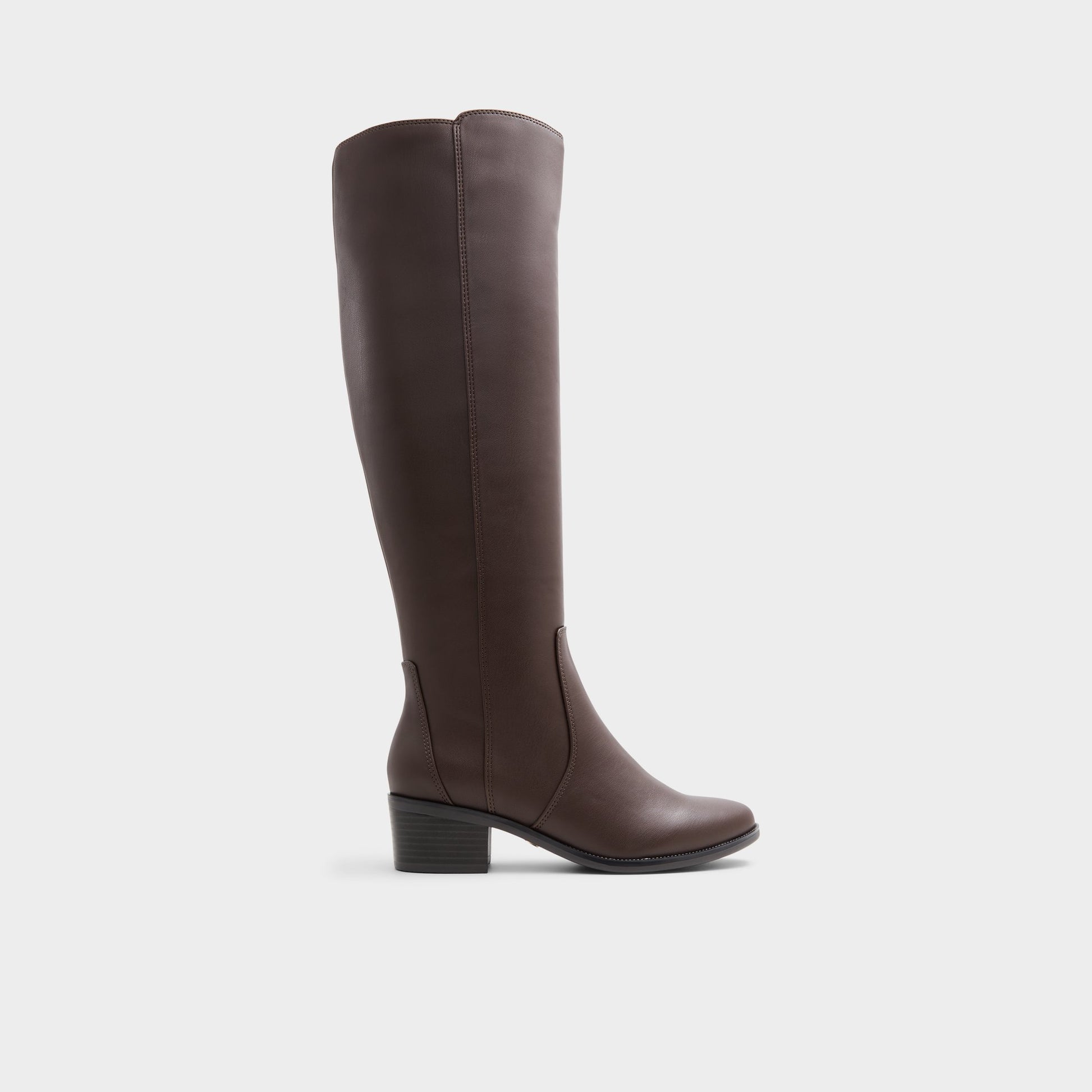 Main View of Dark Brown Tanerdee Knee-high boot for Womens