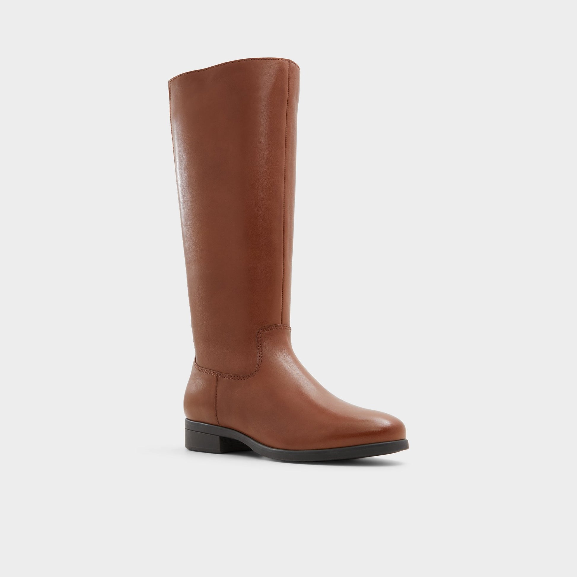 Three-quarter angle of Cognac Wicoenitall-wc Knee-high boot's front side