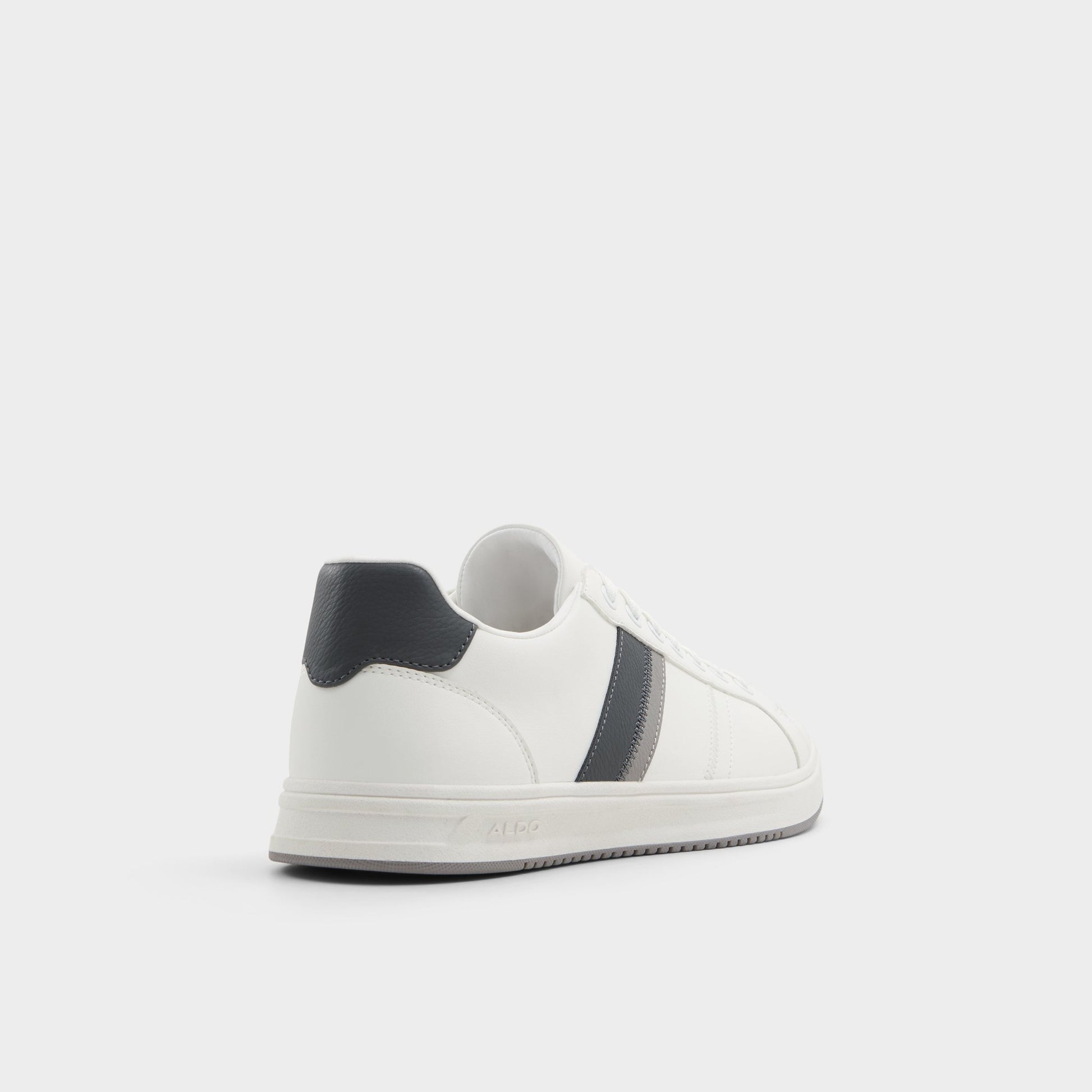 Three-quarter angle of Open White Citywalk Low top sneaker's back side