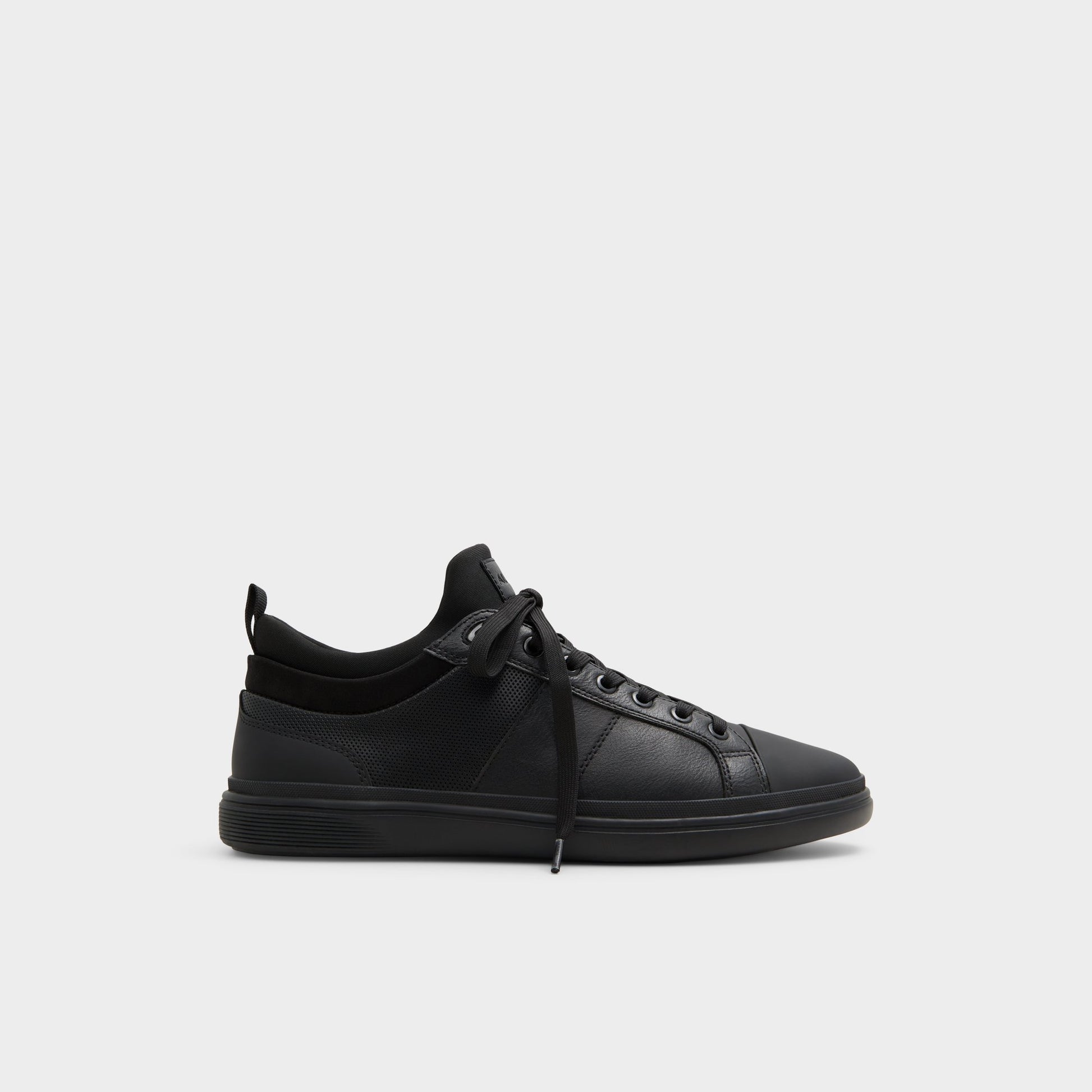 Main View of Black/Black Salloker Low top sneaker for Mens