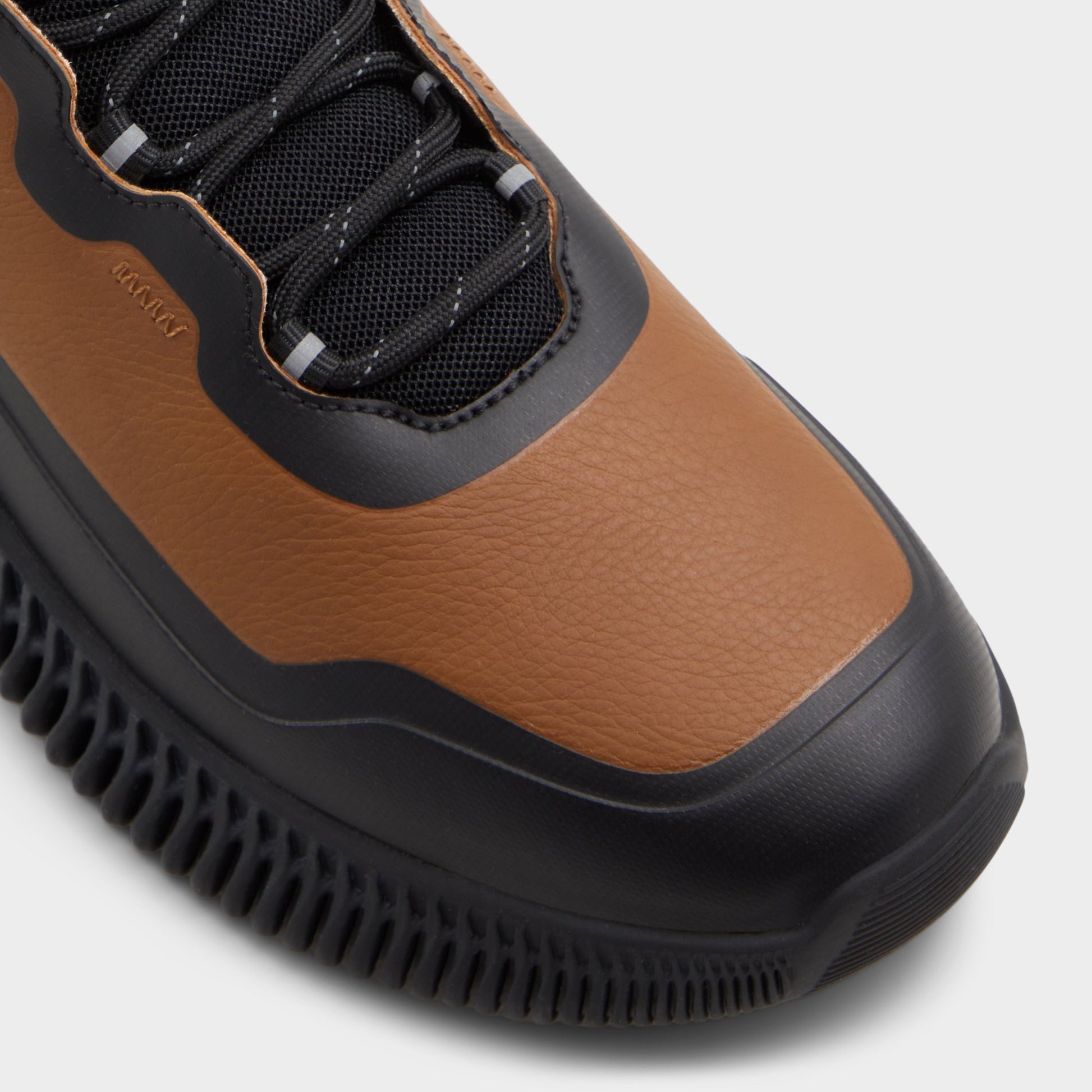 Close-up of the Cognac Morison Lace-up boot