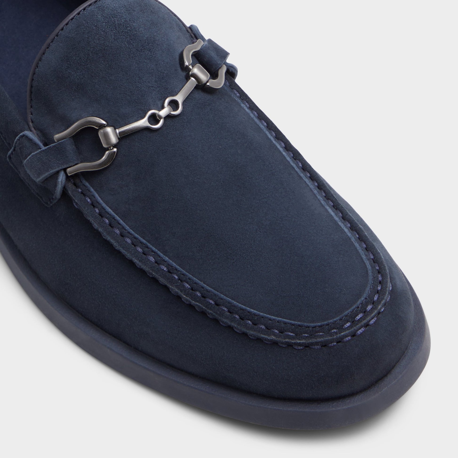 Close-up of the Navy Sevul Loafer