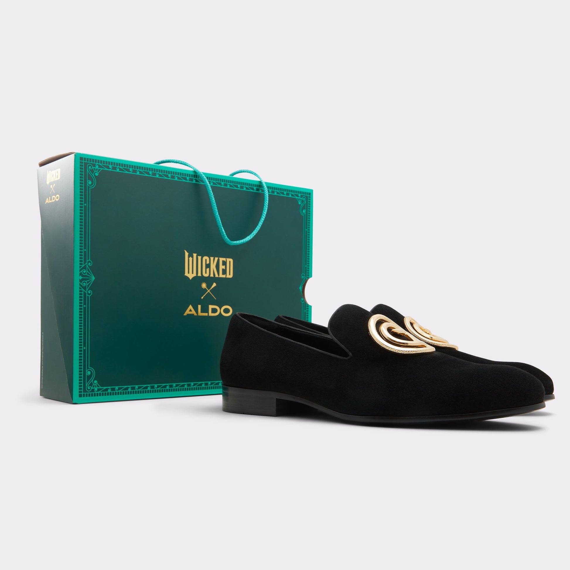 View of Black Ozmopolitan Wicked x ALDO's sole