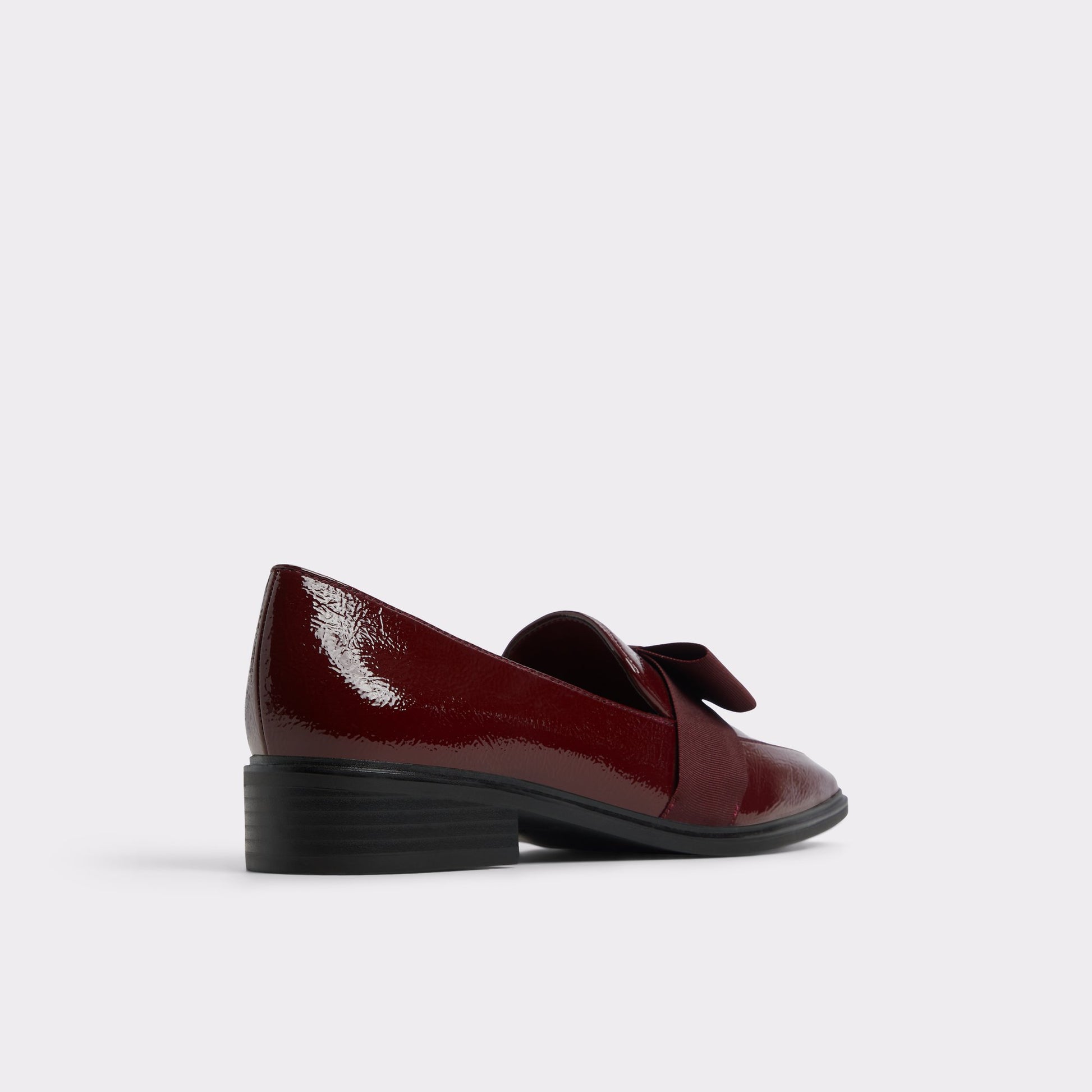 Three-quarter angle of Bordo Hairalle Loafer's back side