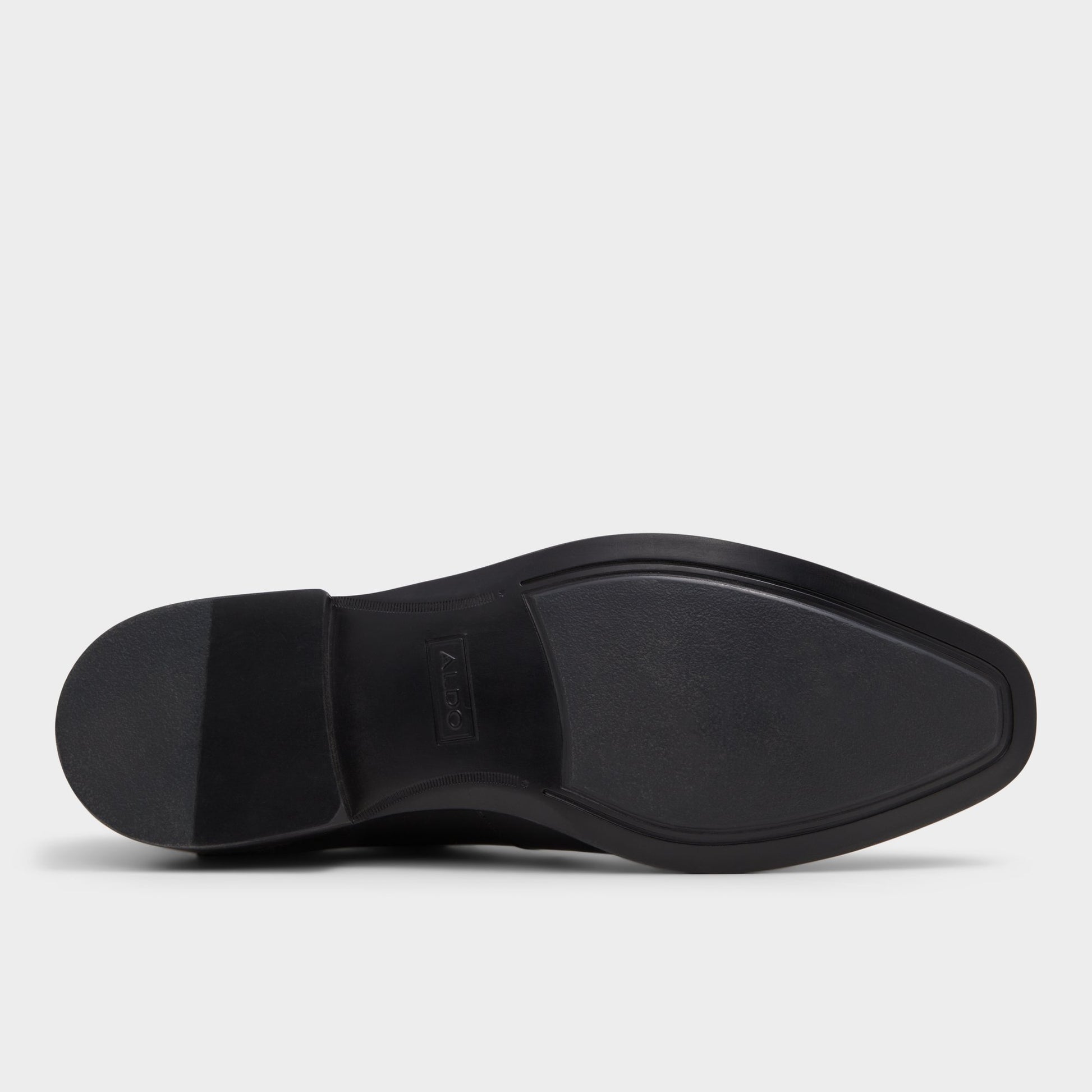 View of Black Morio Oxford shoe's sole