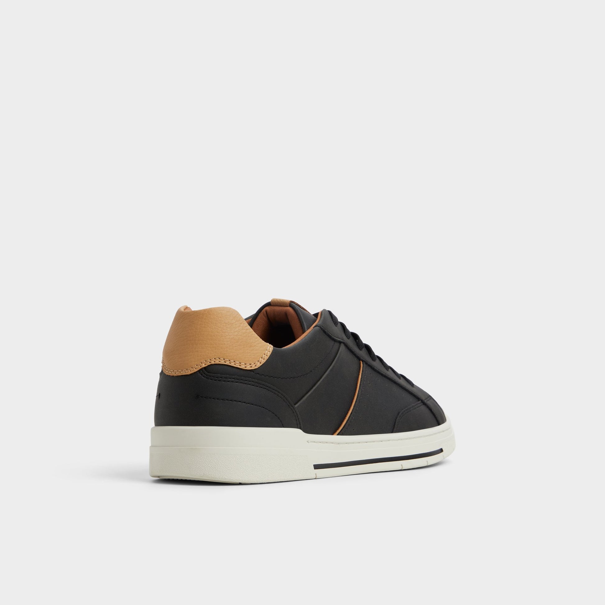 Three-quarter angle of Other Black Matchpoint Low top sneaker's back side