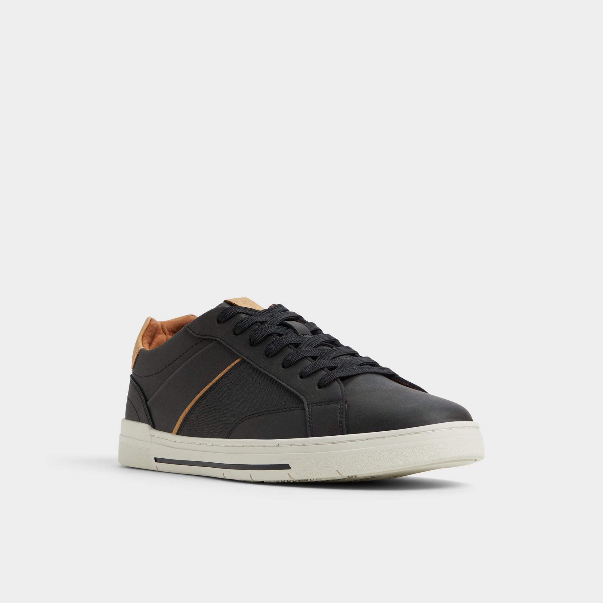 Three-quarter angle of Other Black Matchpoint Low top sneaker's front side