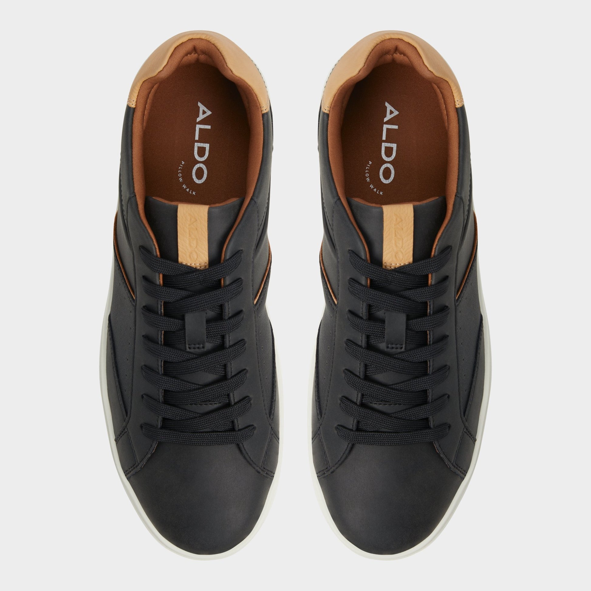 Top-down view of the Other Black Matchpoint Low top sneaker
