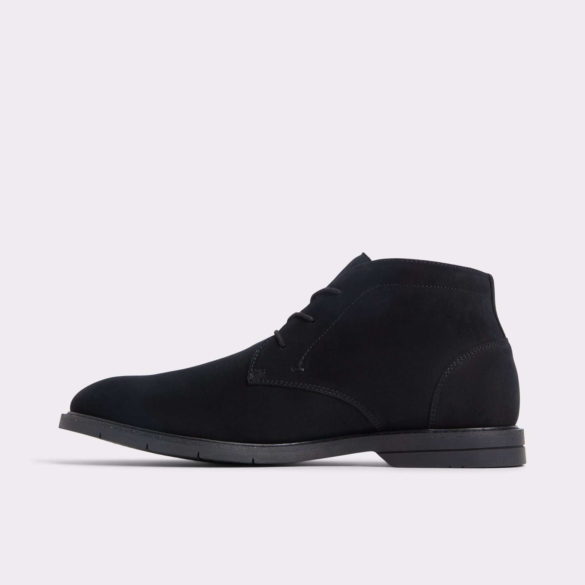Side view of Black Brisbane Lace-up boot