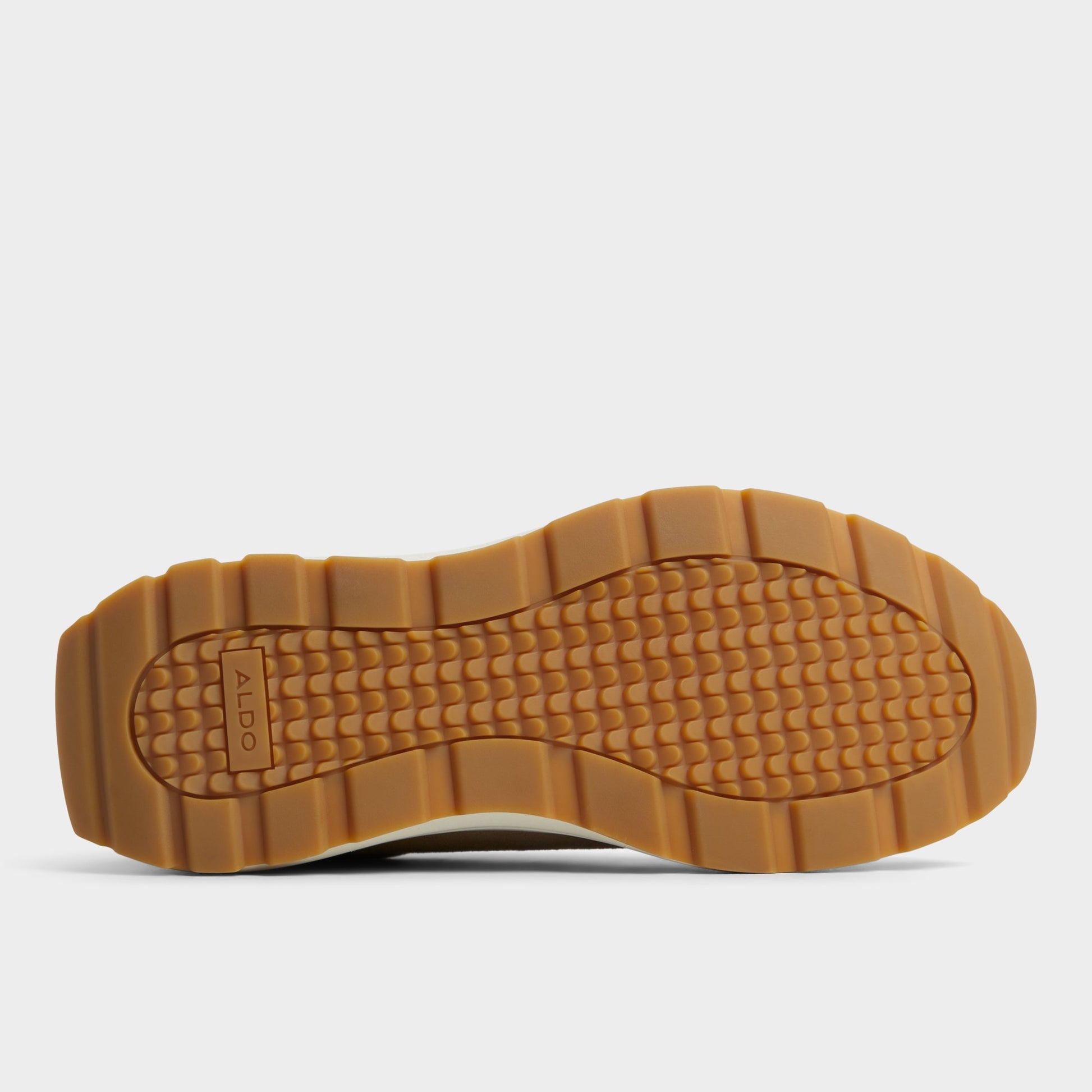 View of Taupe Alessio Jogger sneaker's sole