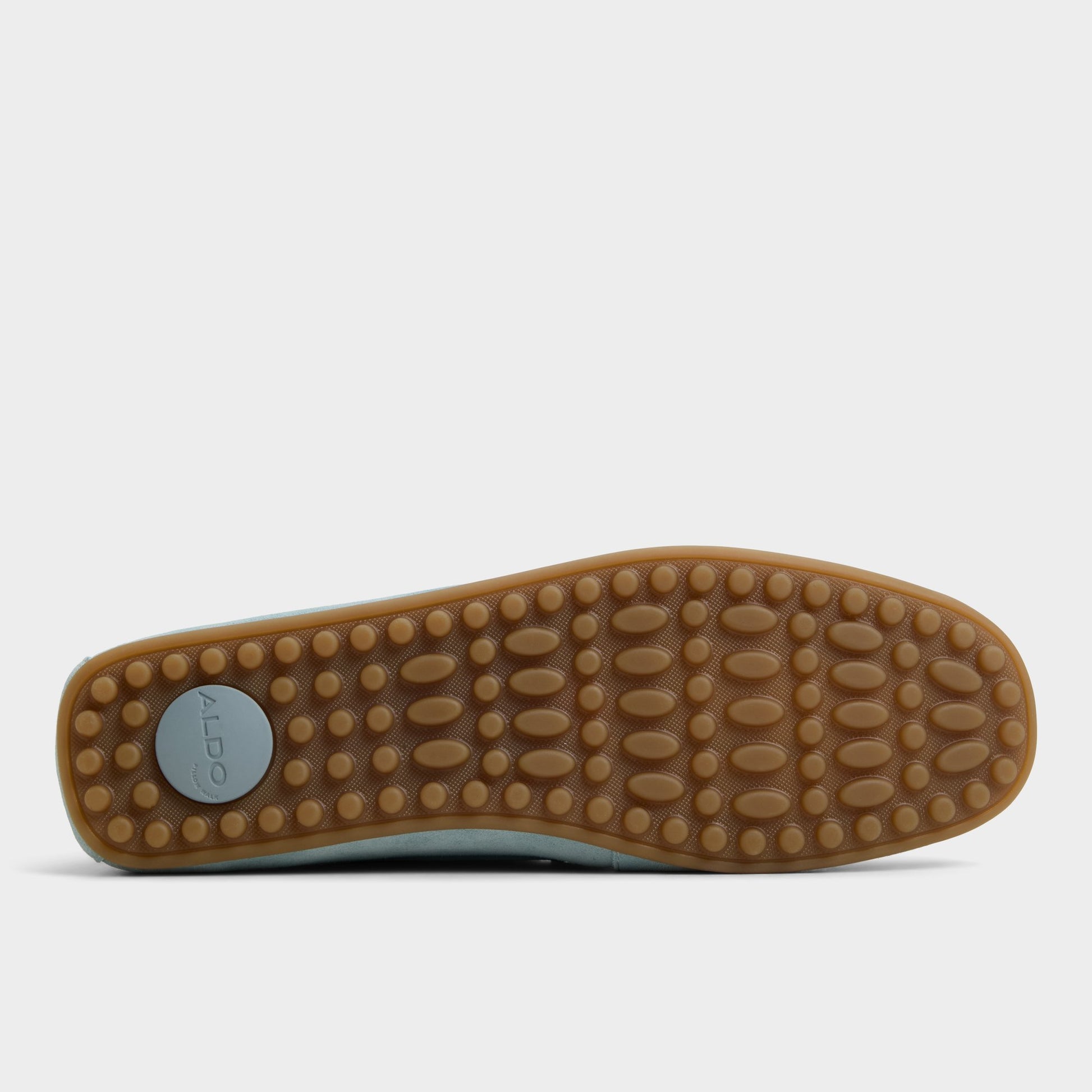 View of Light Blue Wilbart Loafer's sole