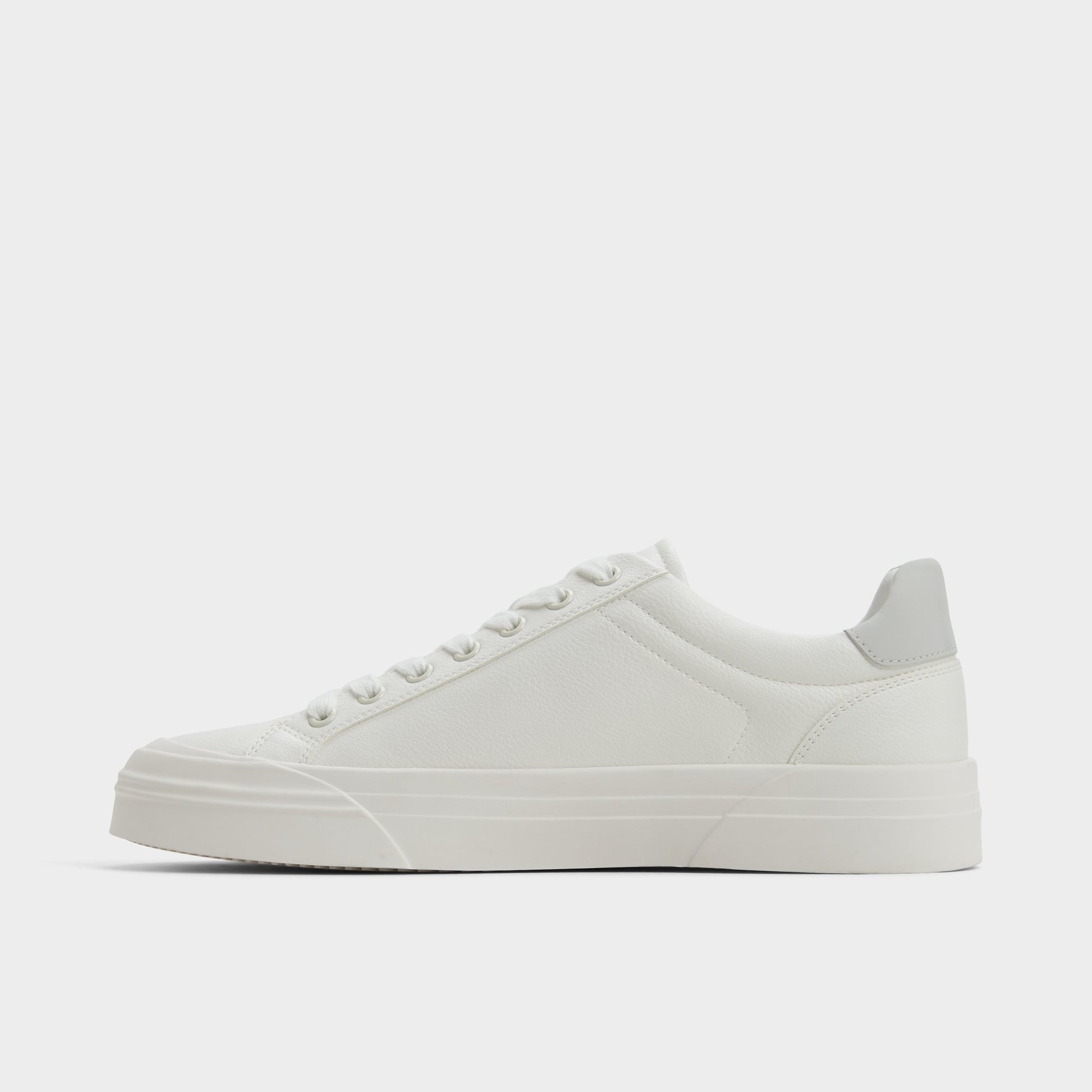 Vue latérale de Blanc Wildside Sneaker bas