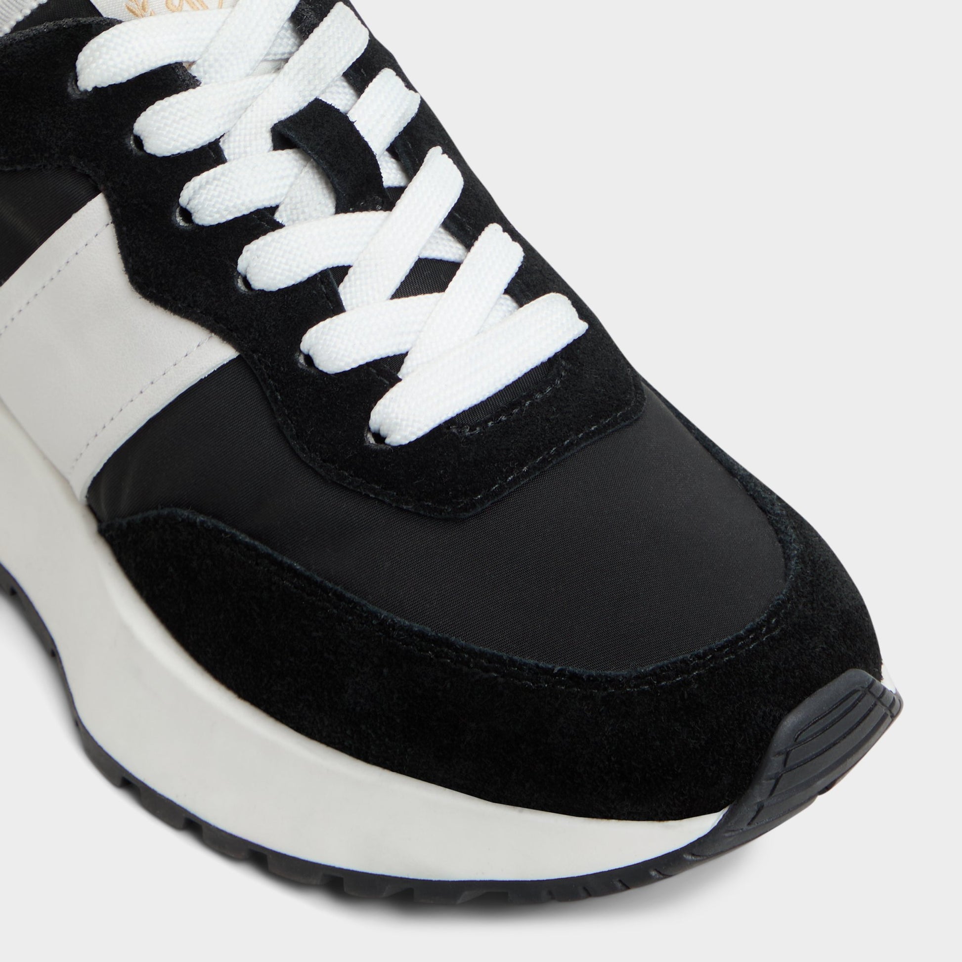 Close-up of the Black/White Proader Jogger sneaker