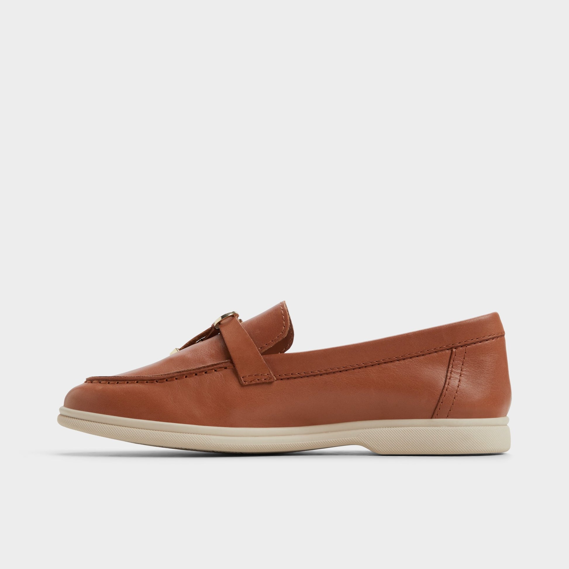 Side view of Medium Brown Creras Loafer