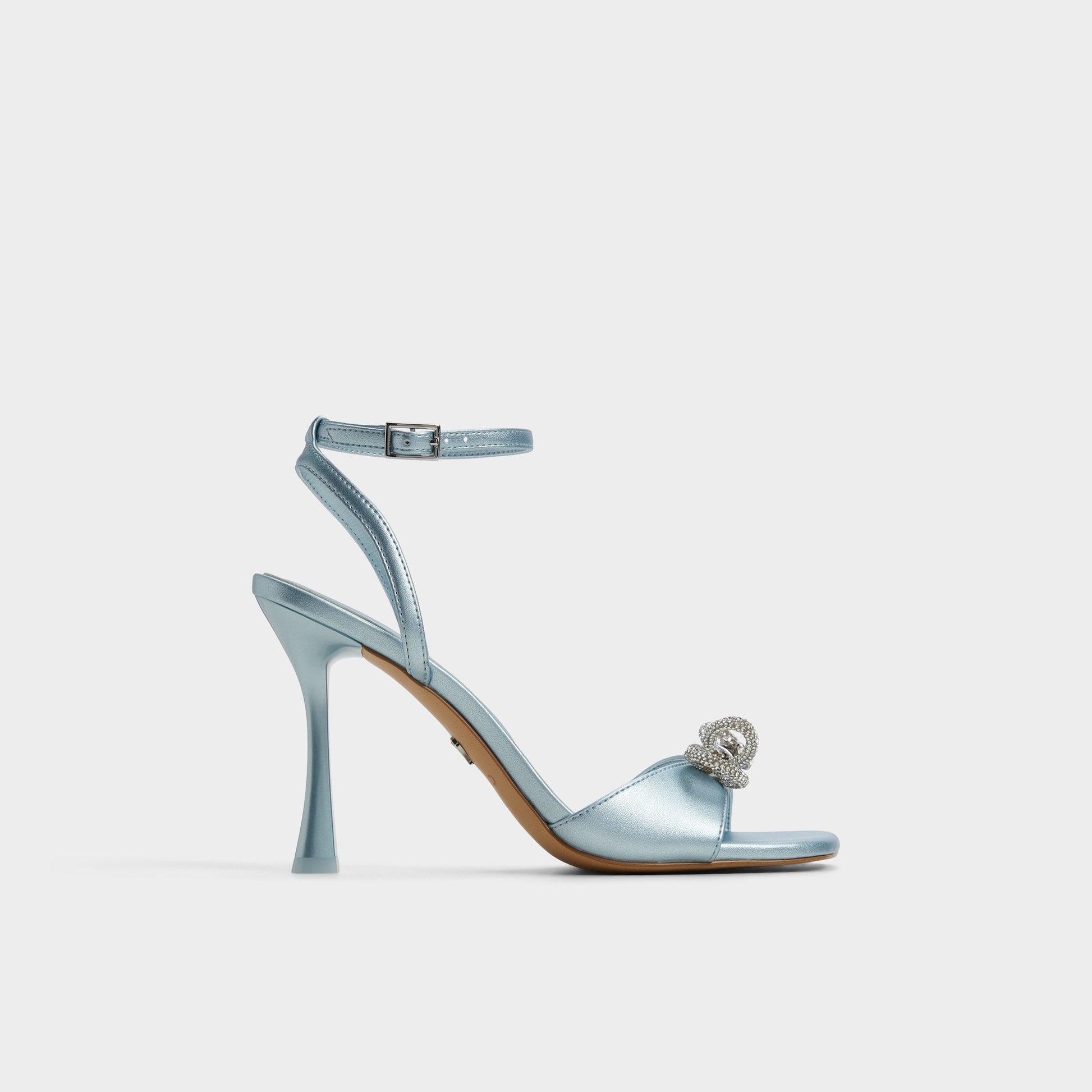 Main View of Other Blue Ozley Strappy heeled sandal for Womens