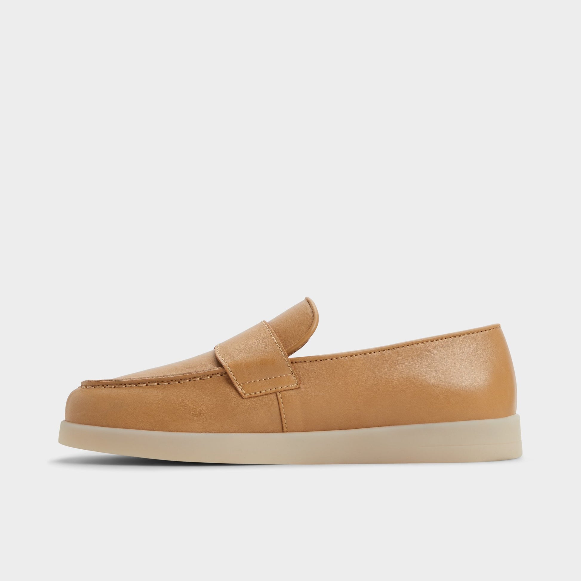 Side view of Light brown Seastroll Loafer