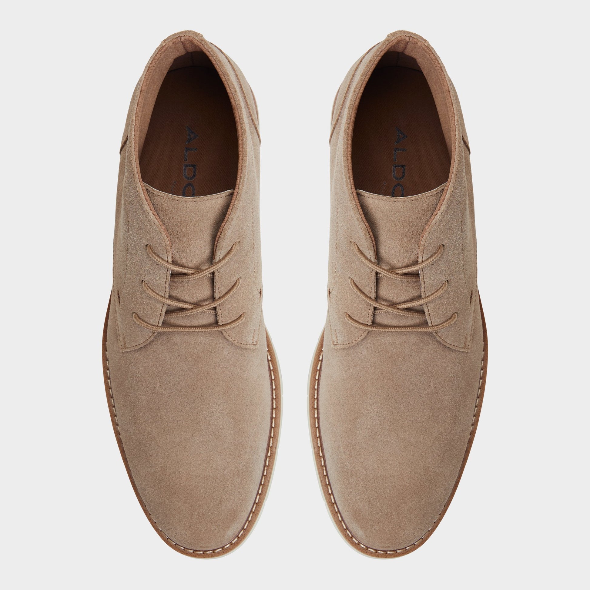 Top-down view of the Other Brown Brisbane Lace-up boot