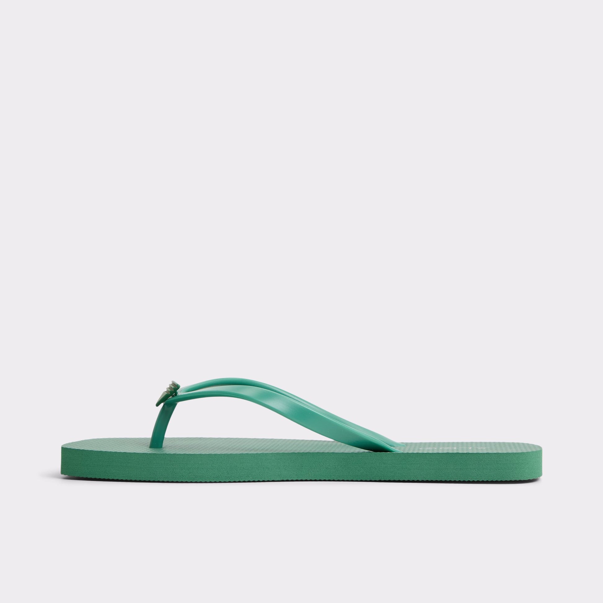 Side view of Medium Green Beachready Flip flop