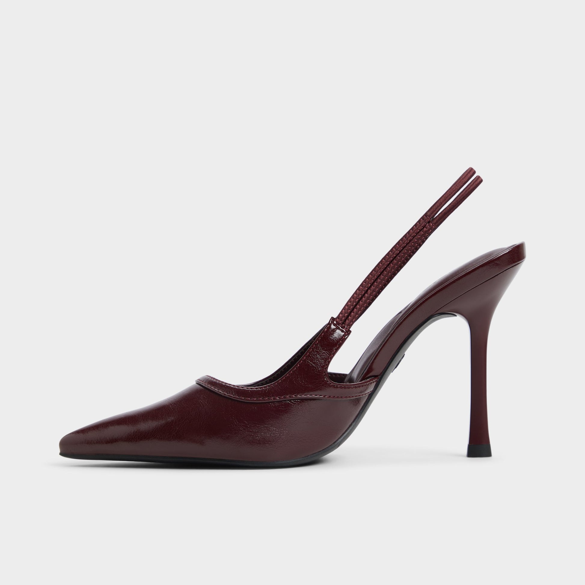 Side view of Bordo Evania Slingback heel
