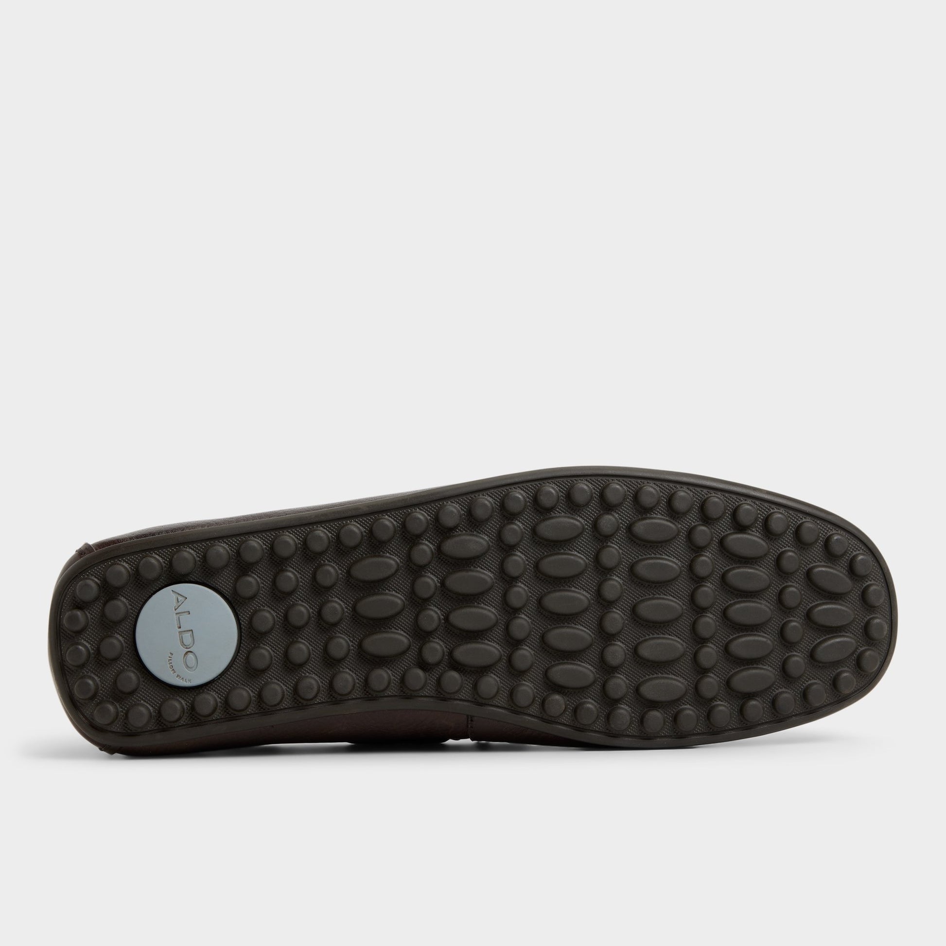 View of Dark brown Horton-in Driving shoe's sole