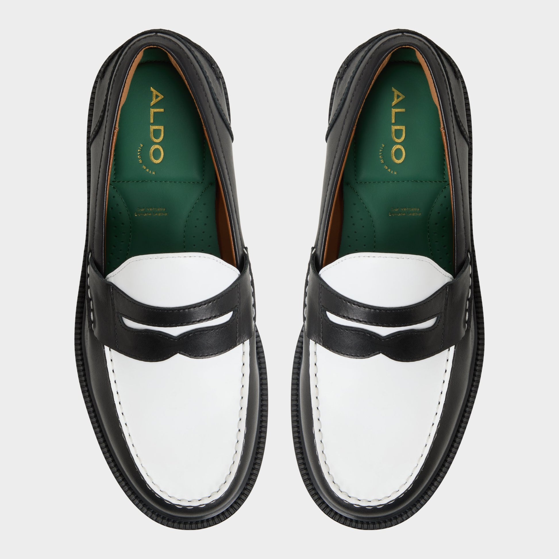 Top-down view of the Other black Buckley Loafer